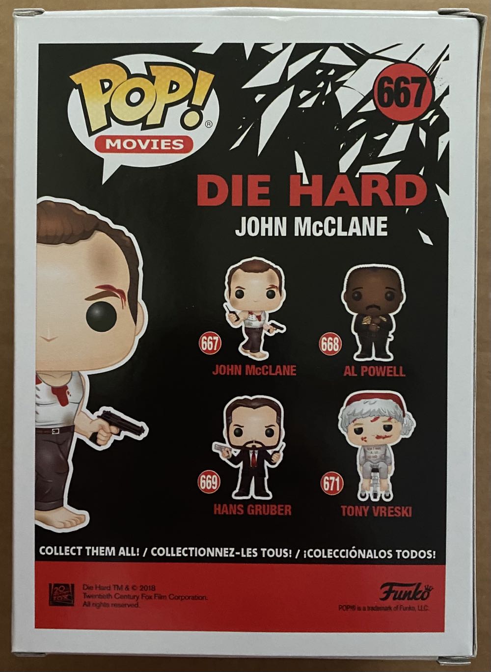 John McClane - Funko (Die Hard) action figure collectible [Barcode 889698348683] - Main Image 3