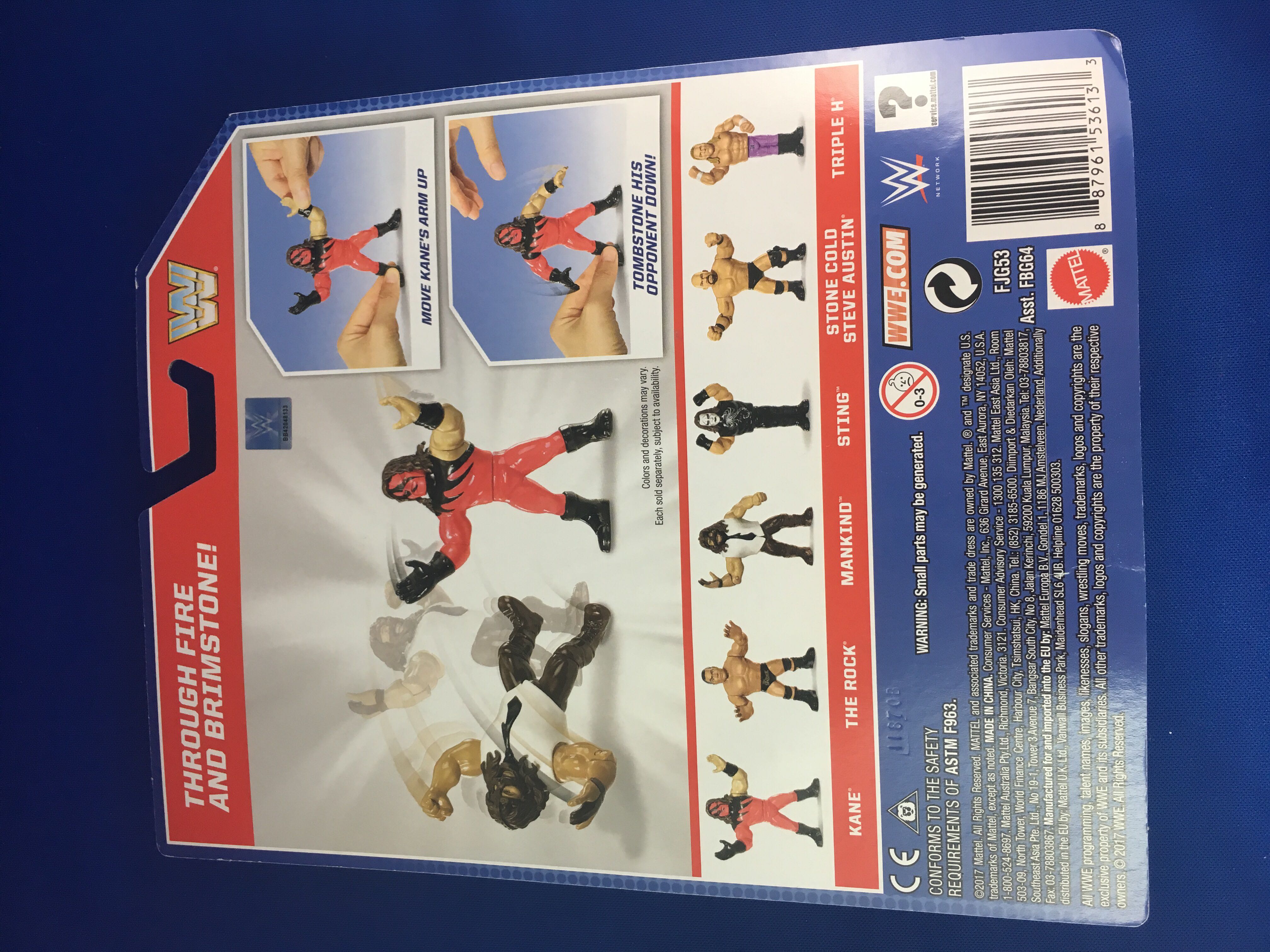 Kane - Mattel (WWF: Mattel Retro) action figure collectible [Barcode 887961536133] - Main Image 2