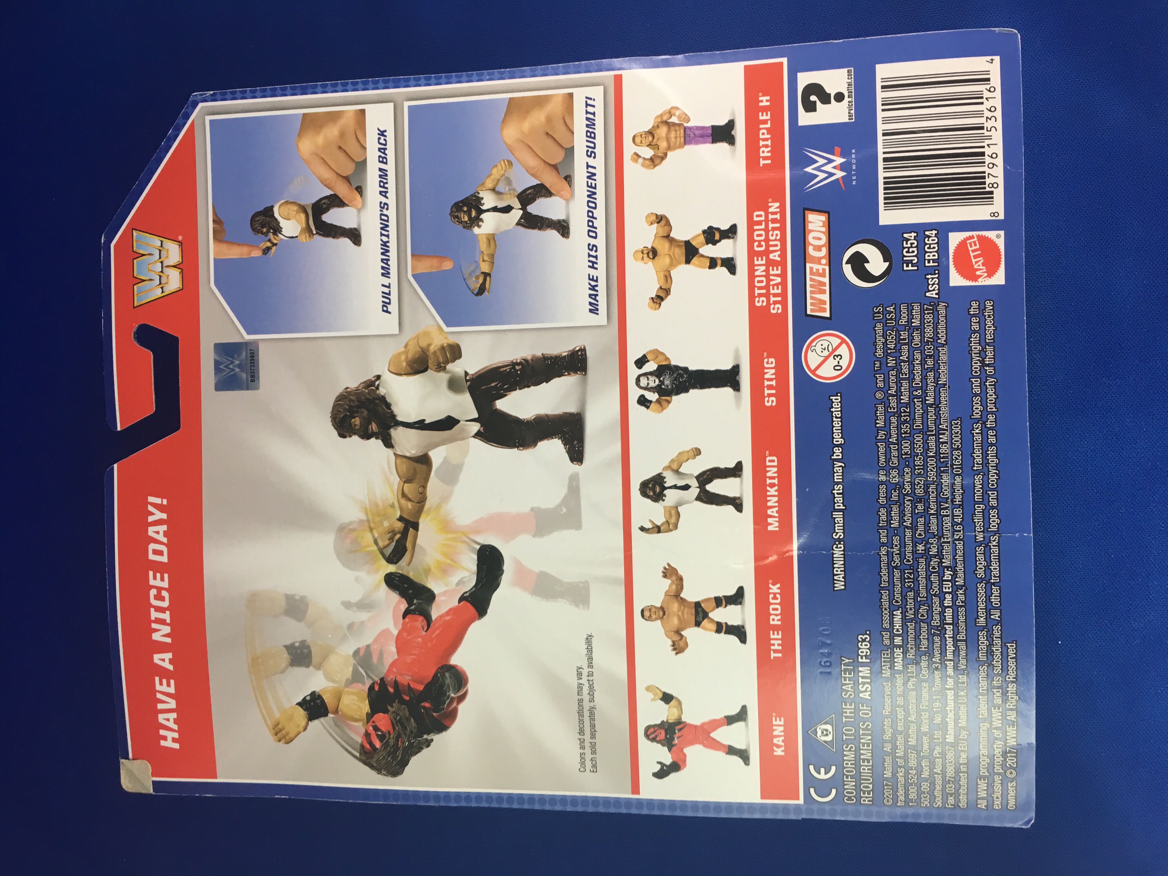 Mankind - Mattel (WWE) action figure collectible [Barcode 887961536164] - Main Image 2