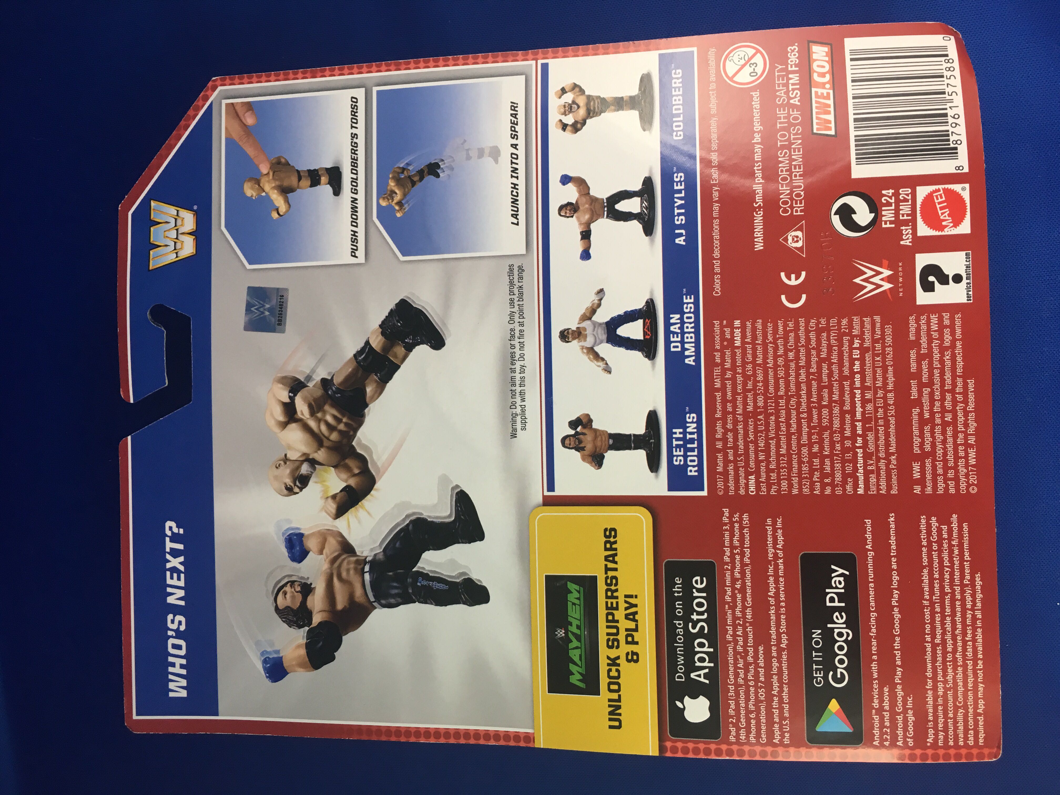 WWE: Goldberg - Mattel (WWE Retro Series) action figure collectible [Barcode 887961575880] - Main Image 2