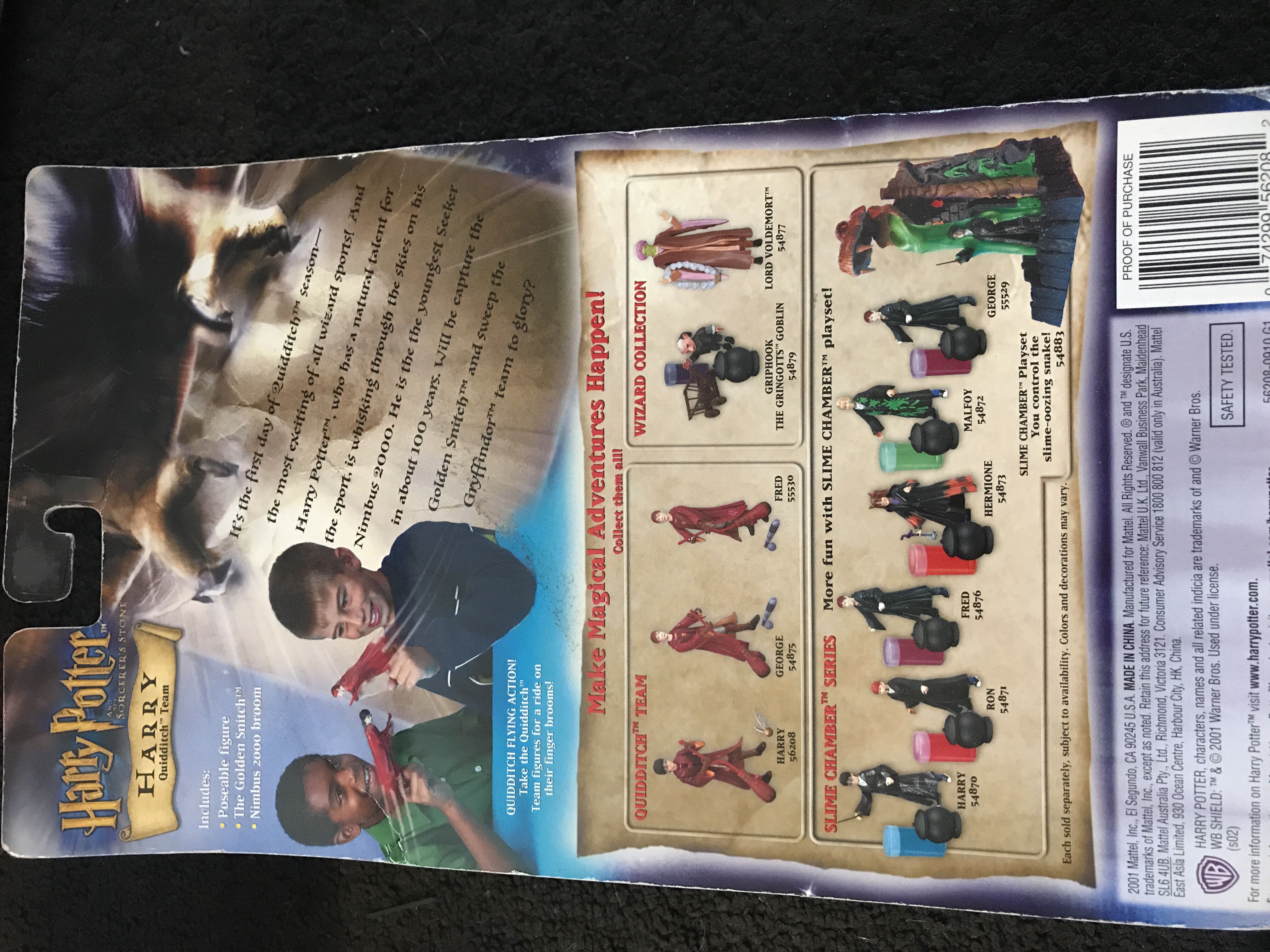 Harry Potter Quidditch   action figure collectible [Barcode 074299562082] - Main Image 2