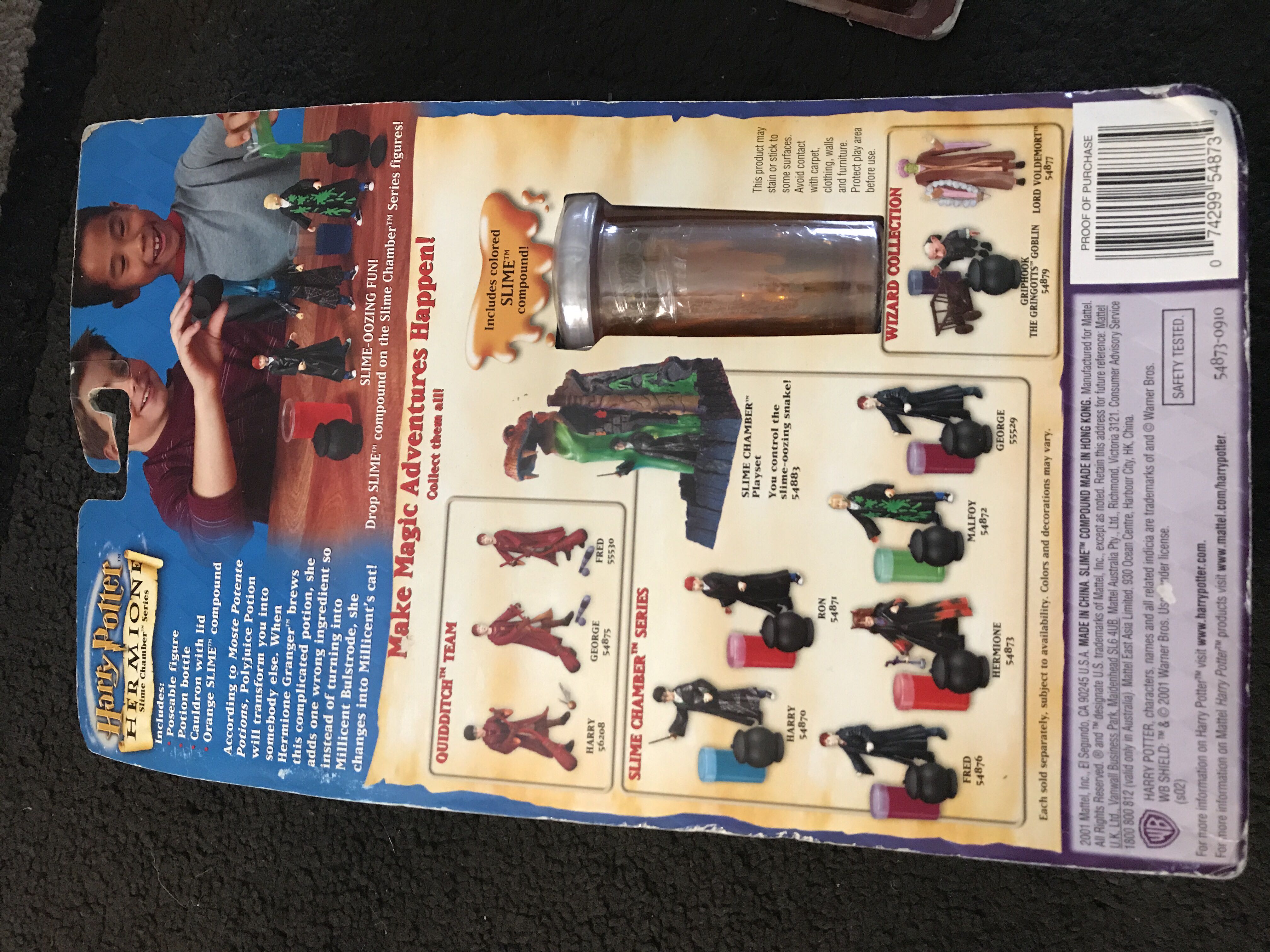 Harry Potter Hermione Slime Chamber Series - Mattel (Harry Potter) action figure collectible [Barcode 074299548734] - Main Image 2