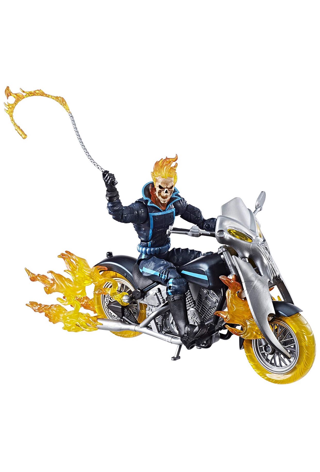 Ghost Rider & Bike (Loose) - Hasbro (Marvel Legends) action figure collectible - Main Image 2