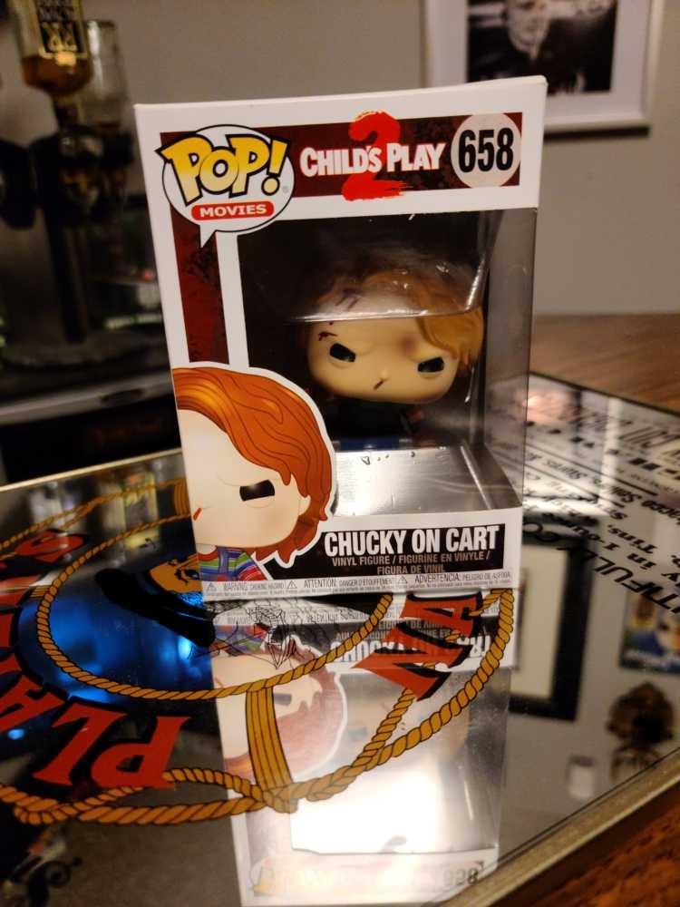 Funko Pop Movies 658 Chucky On Cart - Funko (Horror) action figure collectible [Barcode 889698350396] - Main Image 2
