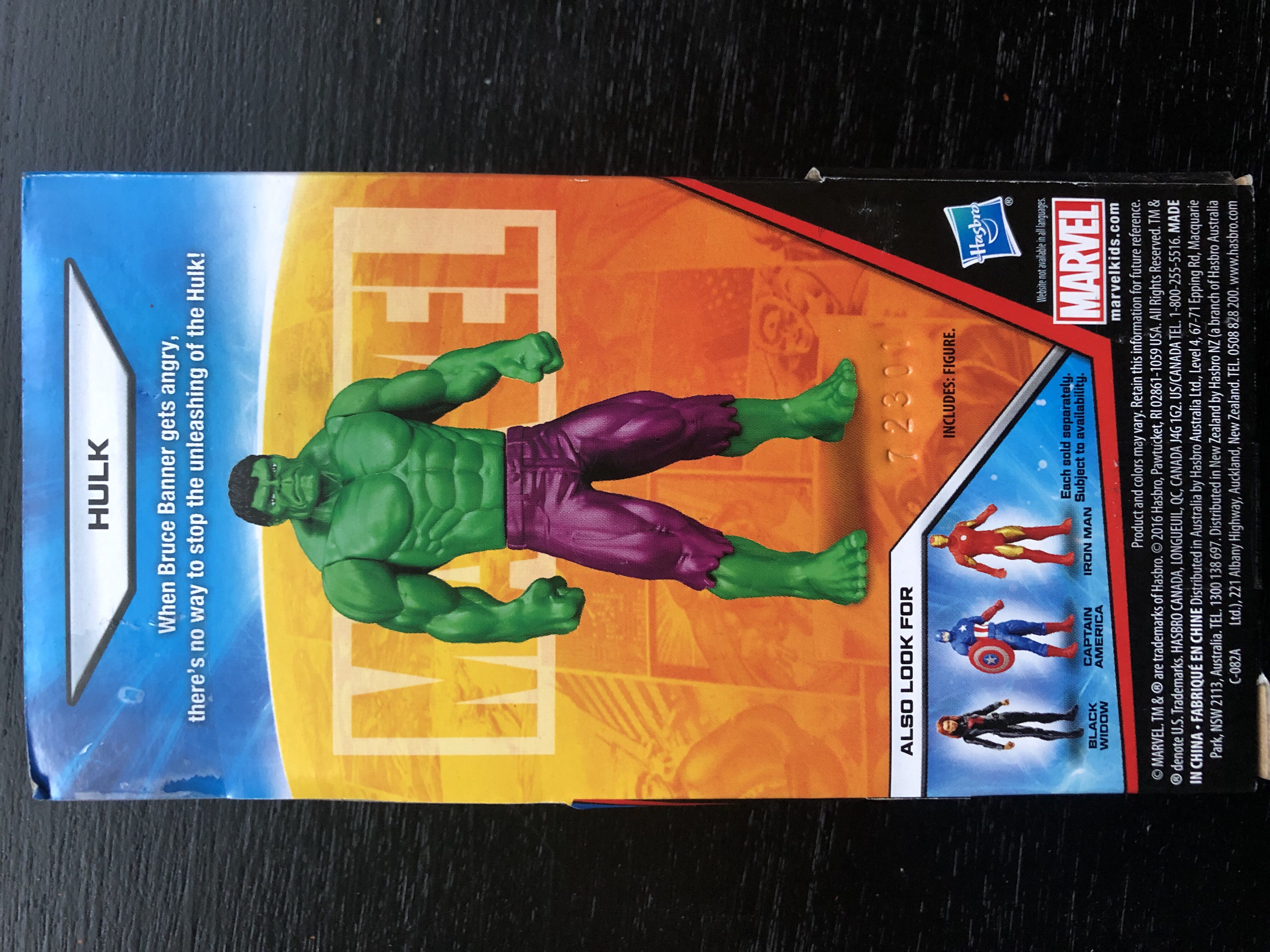 marvel hulk - Hasbro action figure collectible [Barcode 630509307111] - Main Image 2