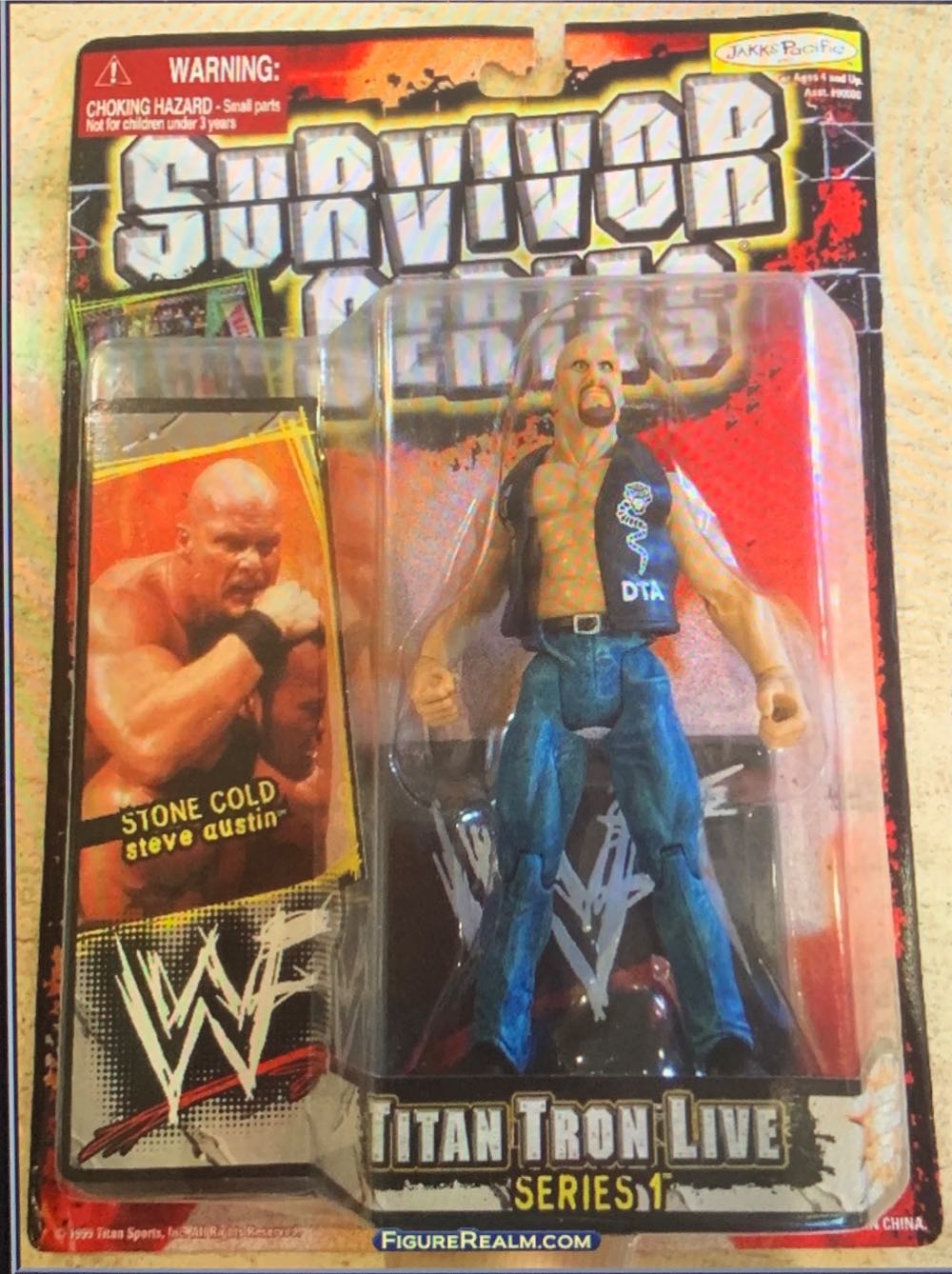 Steve Austin - Jakks Pacific (Titan Tron Live) action figure collectible - Main Image 2