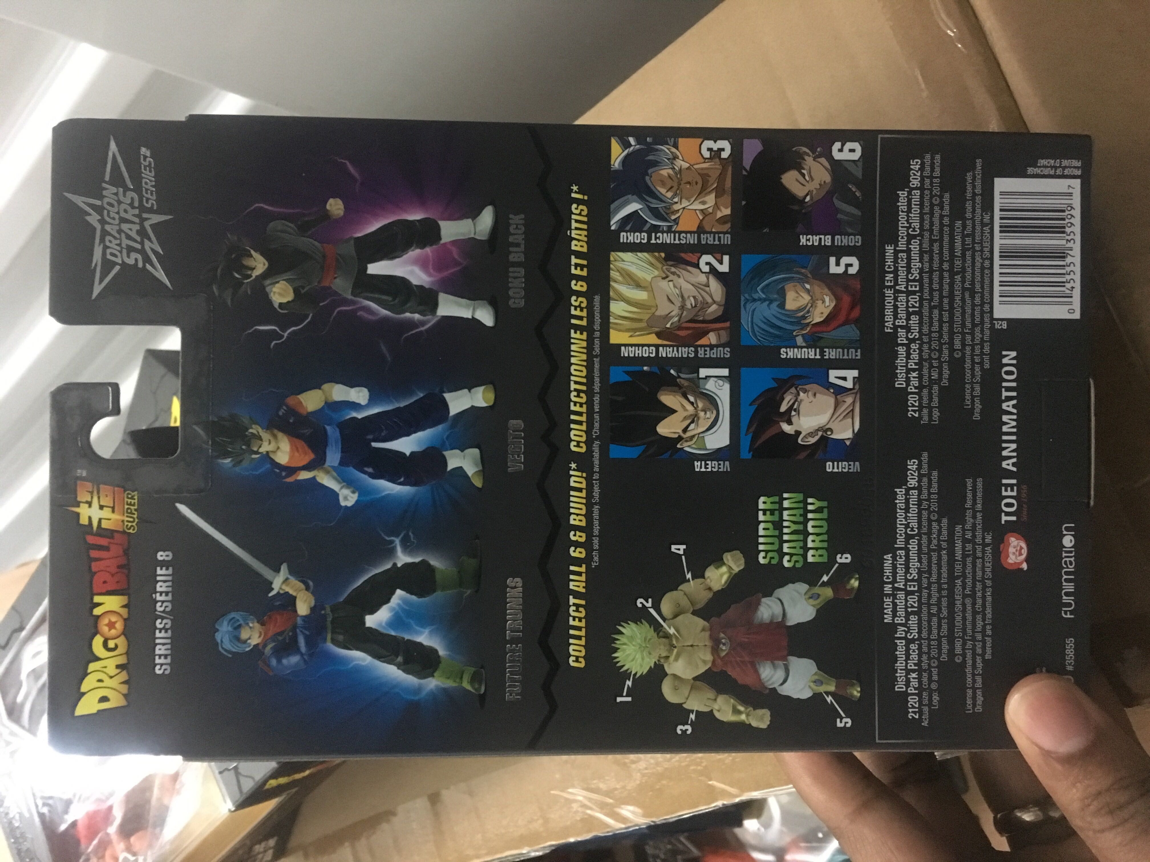 Dragon Ball Goku Black Baf Brolly - Bandai America (Dragon Stars DBS Series 8) action figure collectible [Barcode 045557359997] - Main Image 2