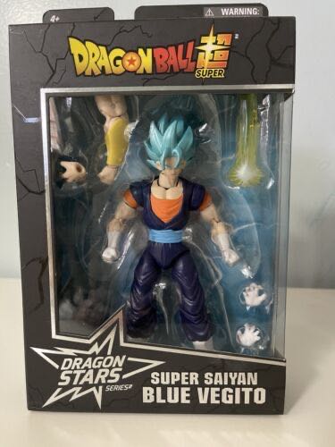 Dragon Ball Super Super Saiyan Blue Vegito - Bandai America (Dragon Stars DBS Series 5) action figure collectible [Barcode 045557358686] - Main Image 3