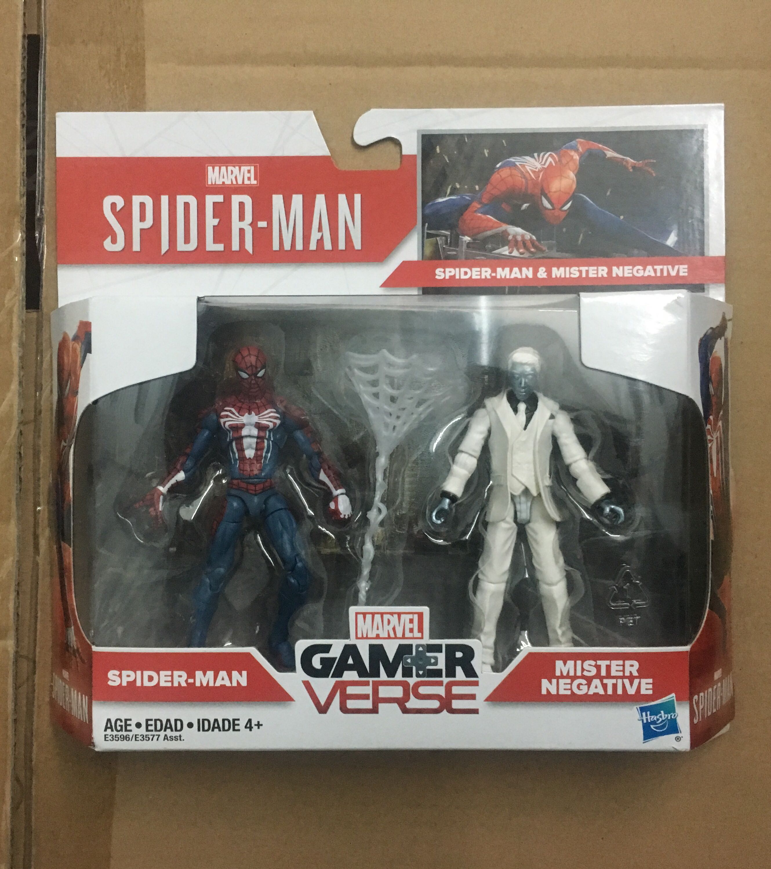 Spider-Man & Mister Negative - Hasbro (Marvel Gamerverse) action figure collectible [Barcode 630509719075] - Main Image 1