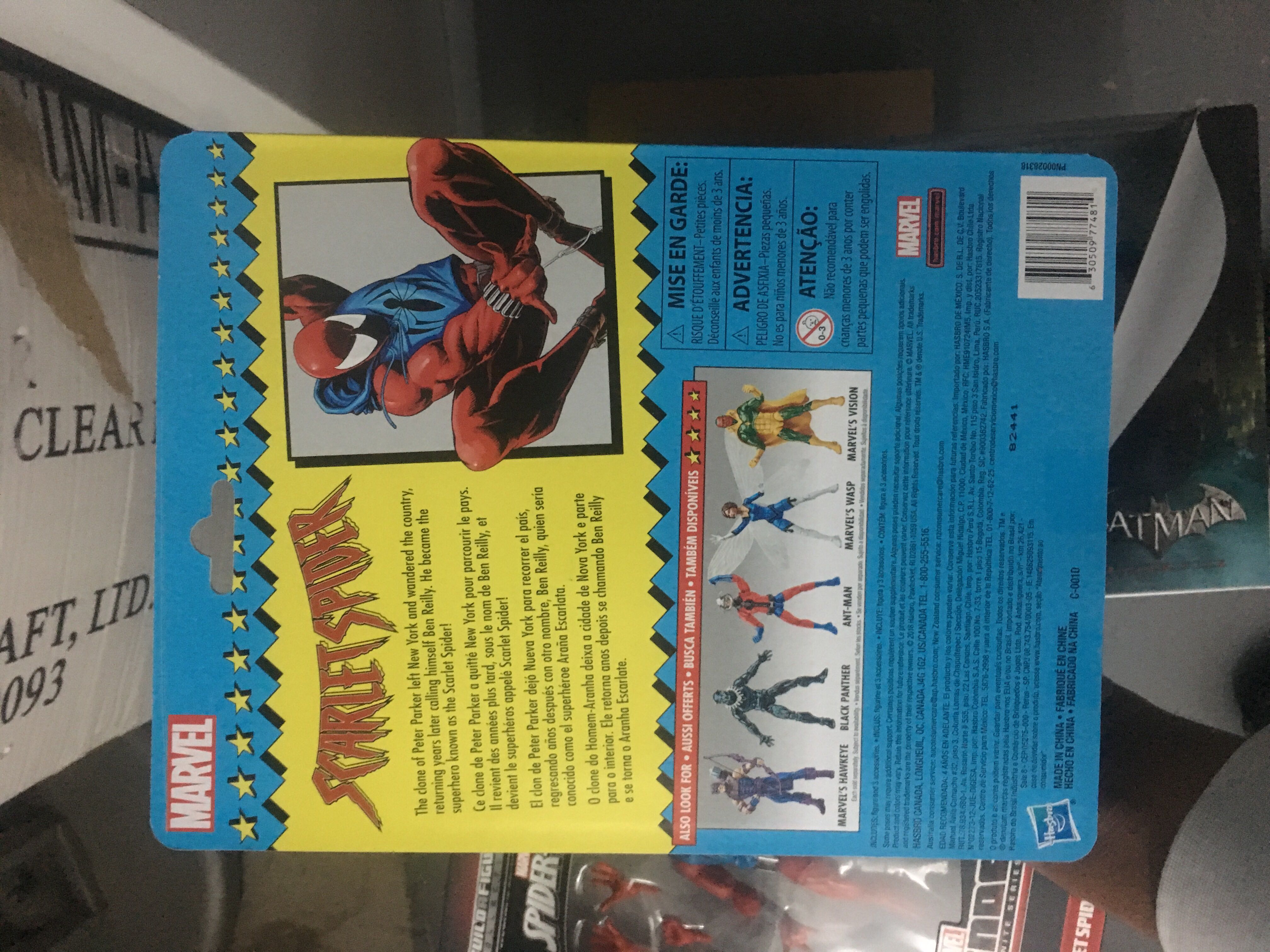 Scarlet Spider - Hasbro (Marvel Retro) action figure collectible [Barcode 630509774814] - Main Image 2