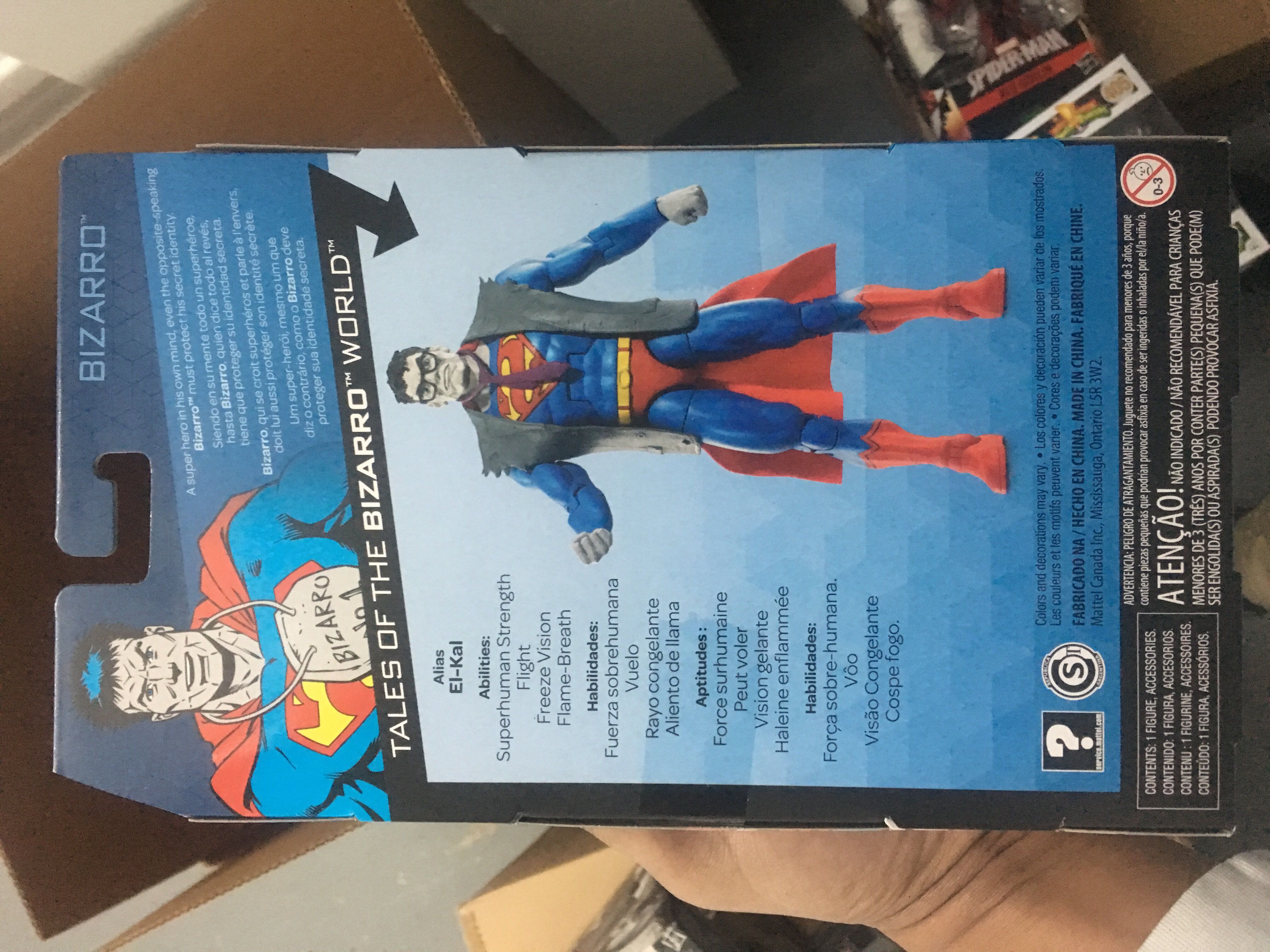 *Walgreens-DC Multiverse- Bizarro - Mattel (Superman) action figure collectible [Barcode 887961639506] - Main Image 2