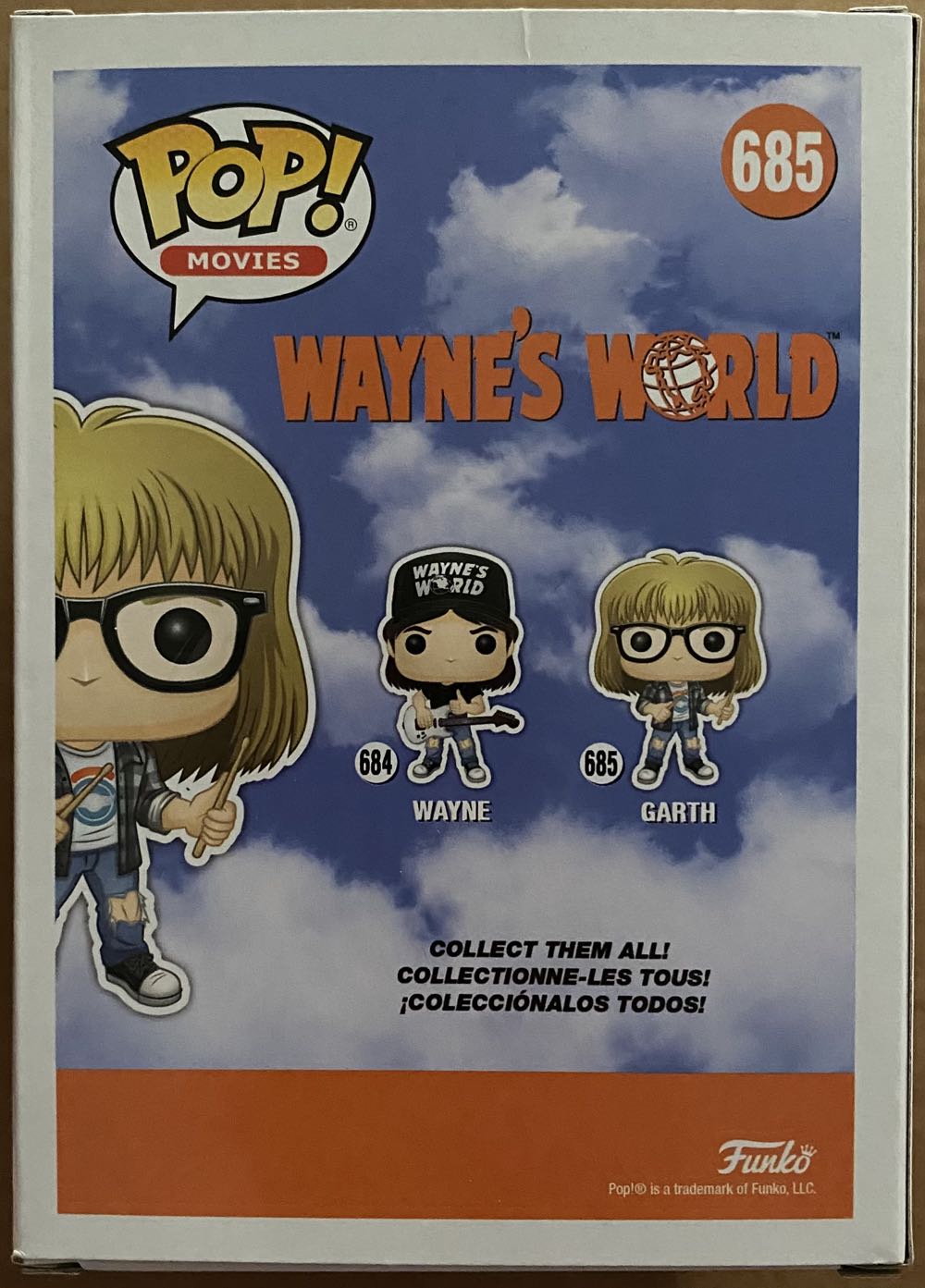 Pop! Movies (Wayne’s World): #685 Garth - Funko (Wayne’s World) action figure collectible [Barcode 889698343381] - Main Image 3