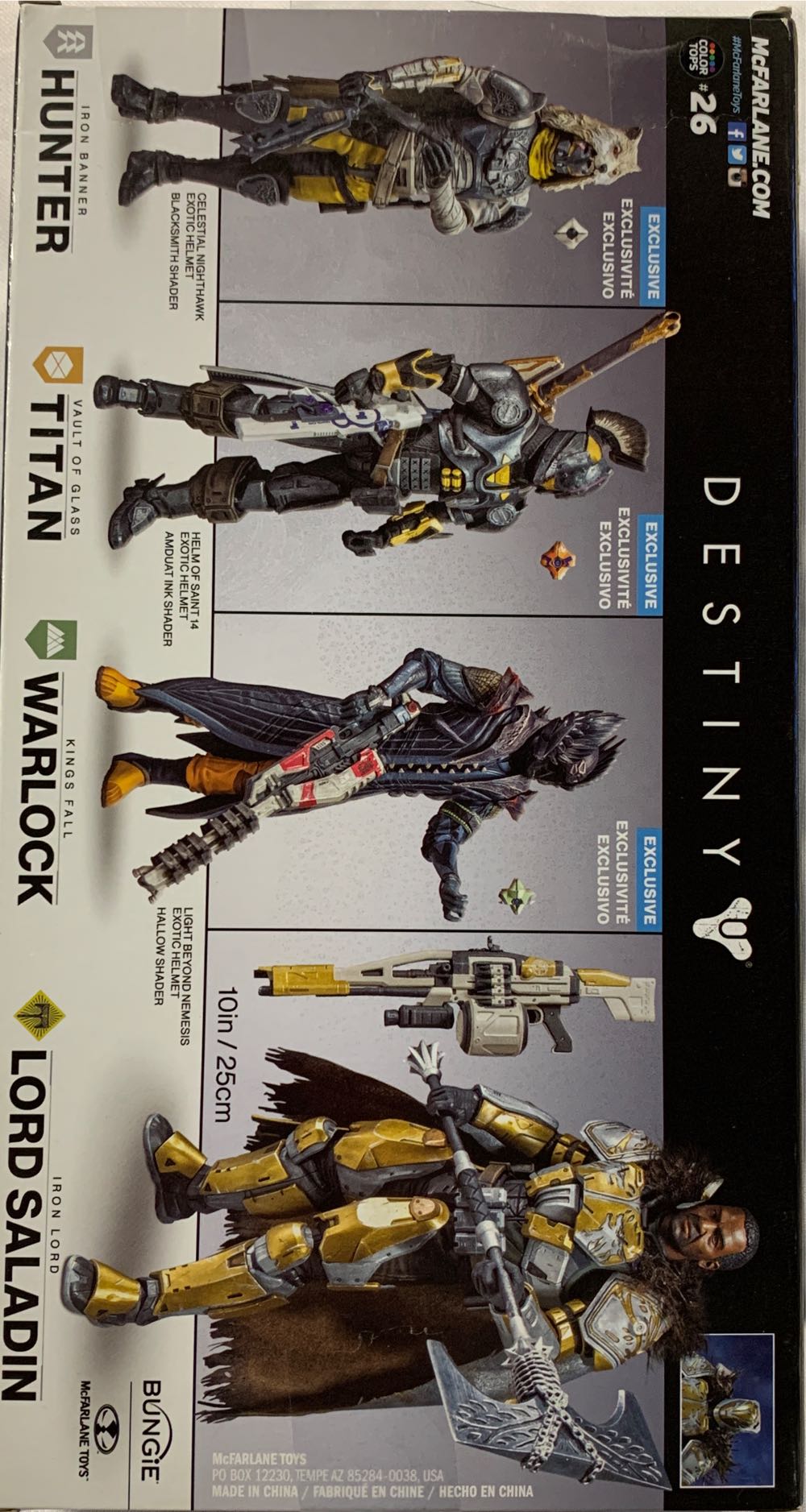 Destiny: Iron Banner Hunter #26 - Todd McFarlane (Destiny) action figure collectible [Barcode 787926130256] - Main Image 2