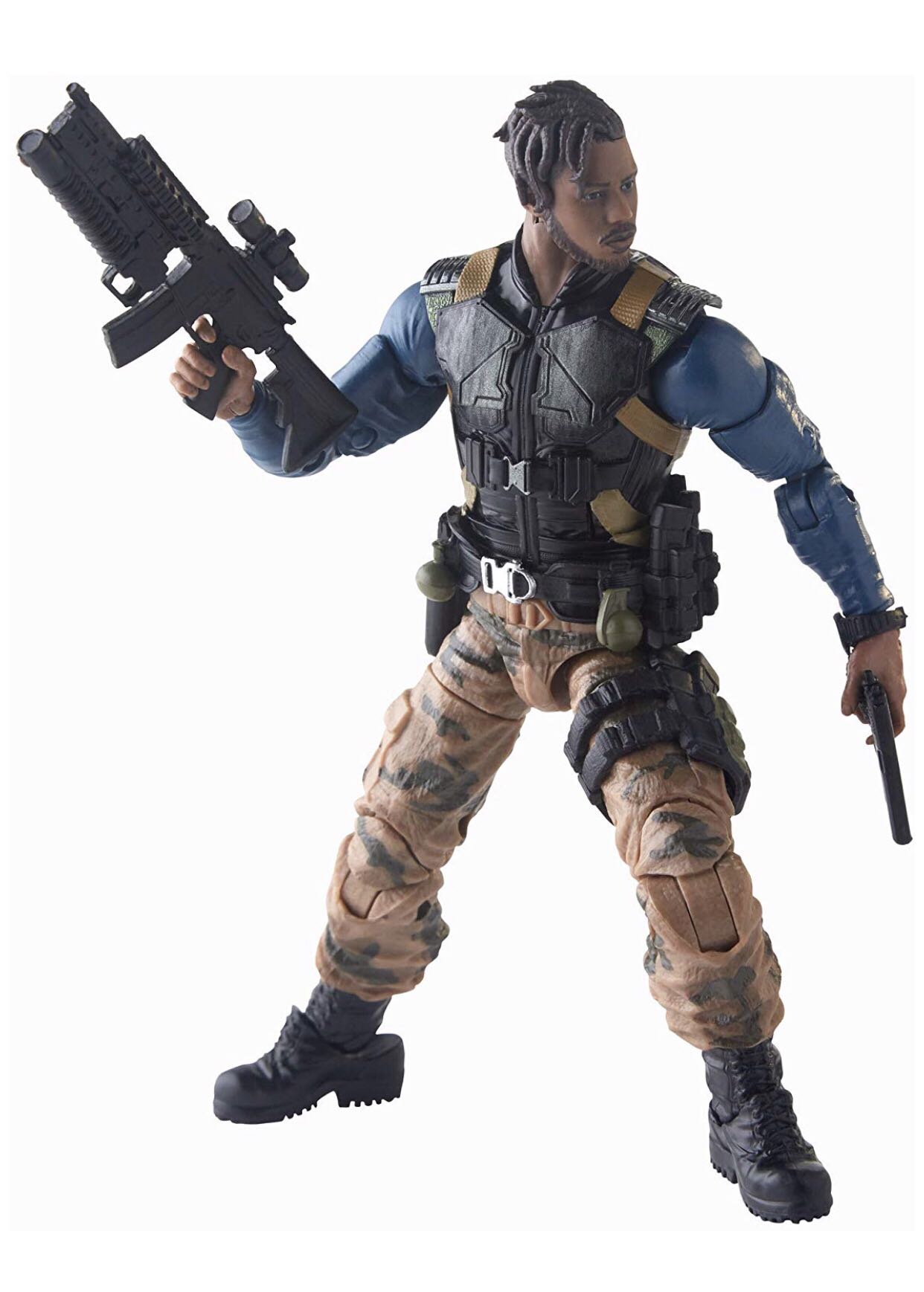 Erik Killmonger (Tactical Suit) - Hasbro (Black Panther Wave 2 - M’Baku) action figure collectible - Main Image 3
