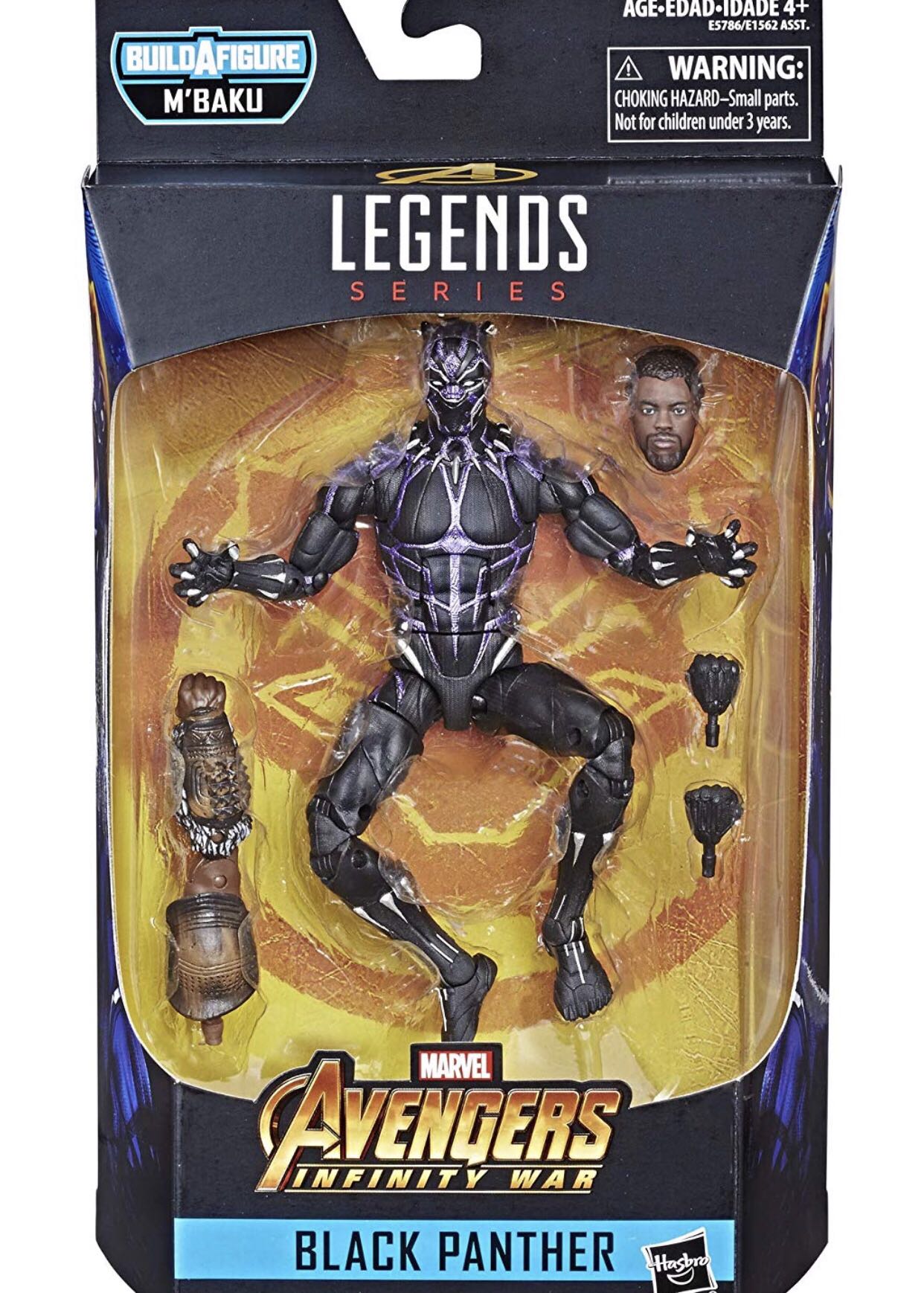 Black Panther - Marvel Legends (Black Panther) Vibranium Suit - Hasbro Marvel Legends (Marvel Legends) action figure collectible - Main Image 1