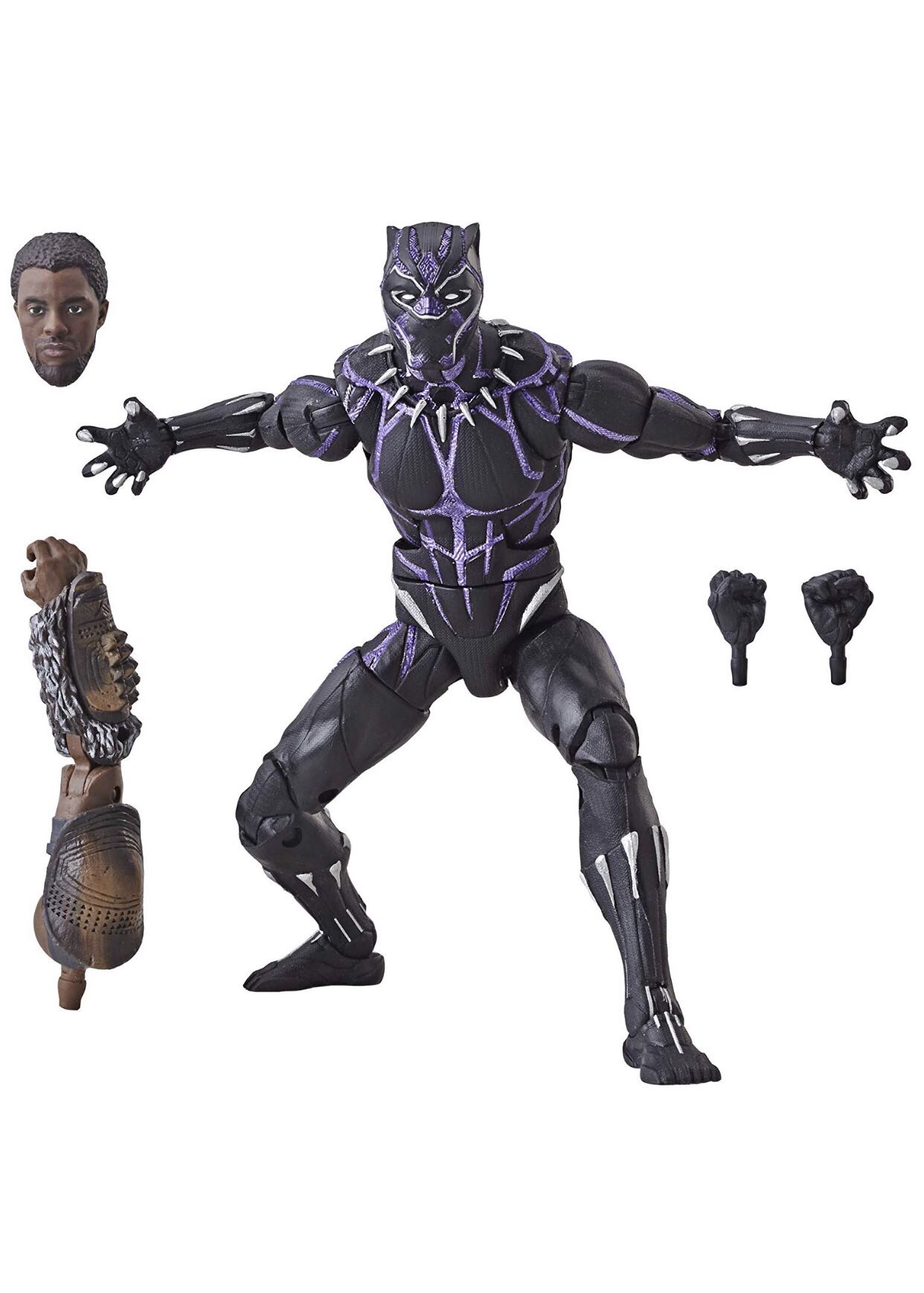 Black Panther - Marvel Legends (Black Panther) Vibranium Suit - Hasbro Marvel Legends (Marvel Legends) action figure collectible - Main Image 2