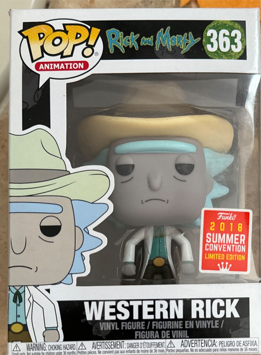 Funko RICK AND MORTY (Western Rick) - Funko action figure collectible [Barcode 889698309660] - Main Image 2