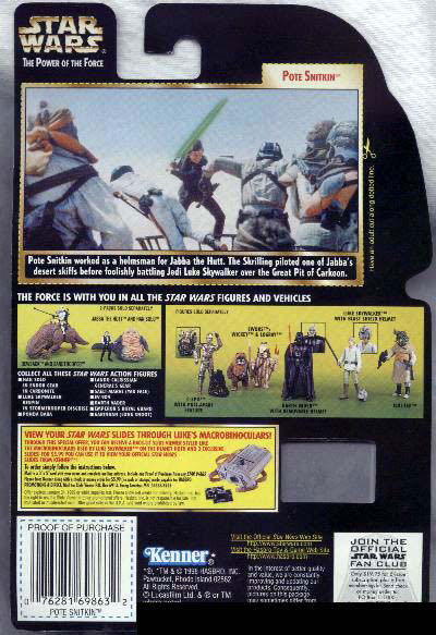 Pote Snitkin - Hasbro (Star Wars) action figure collectible [Barcode 076281698632] - Main Image 2