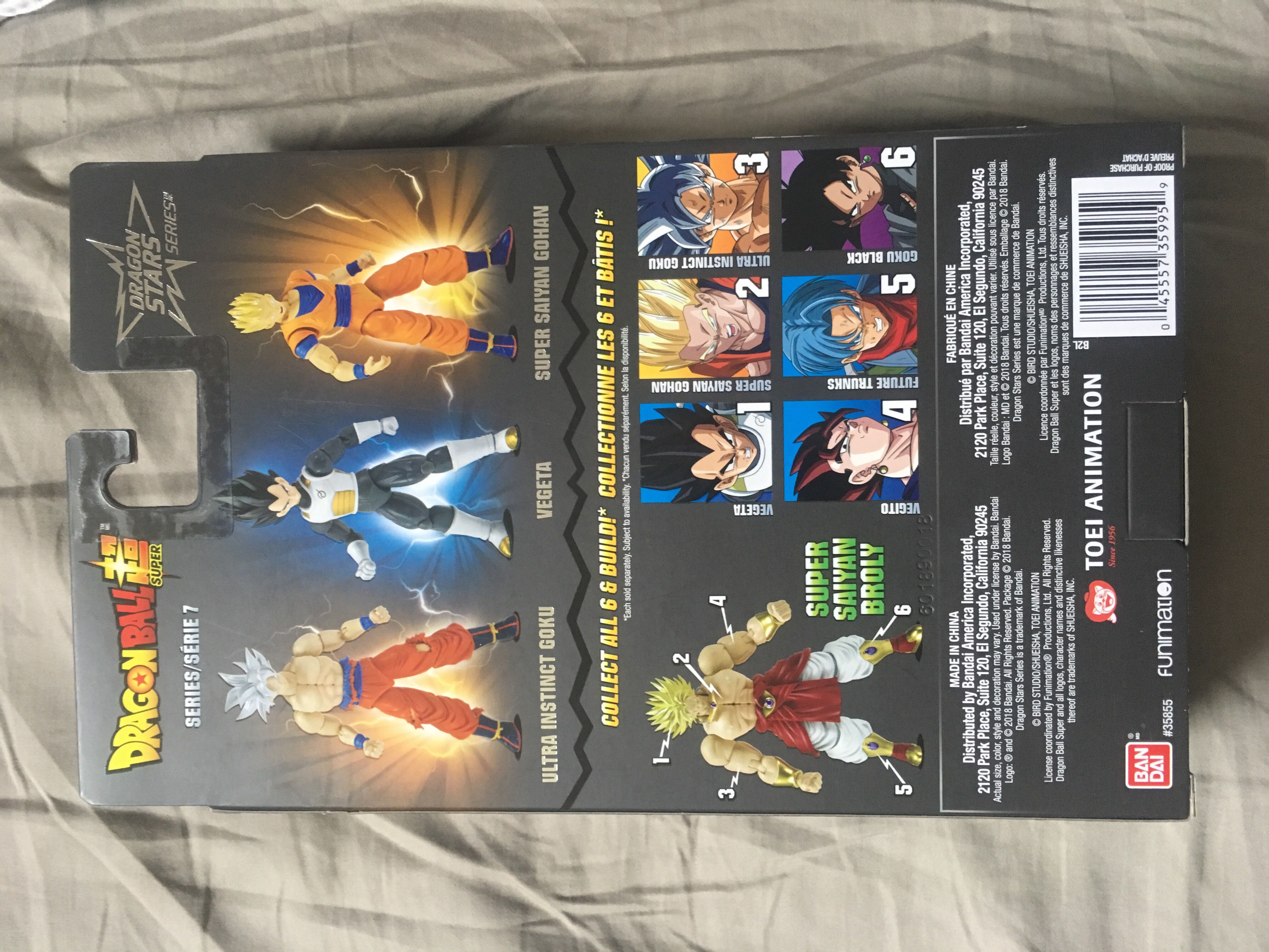 Anime - Dragon Ball Super: S7 Dragon Stars - Vegeta - Bandai America (Dragon Stars DBS Series 7) action figure collectible [Barcode 045557359959] - Main Image 2