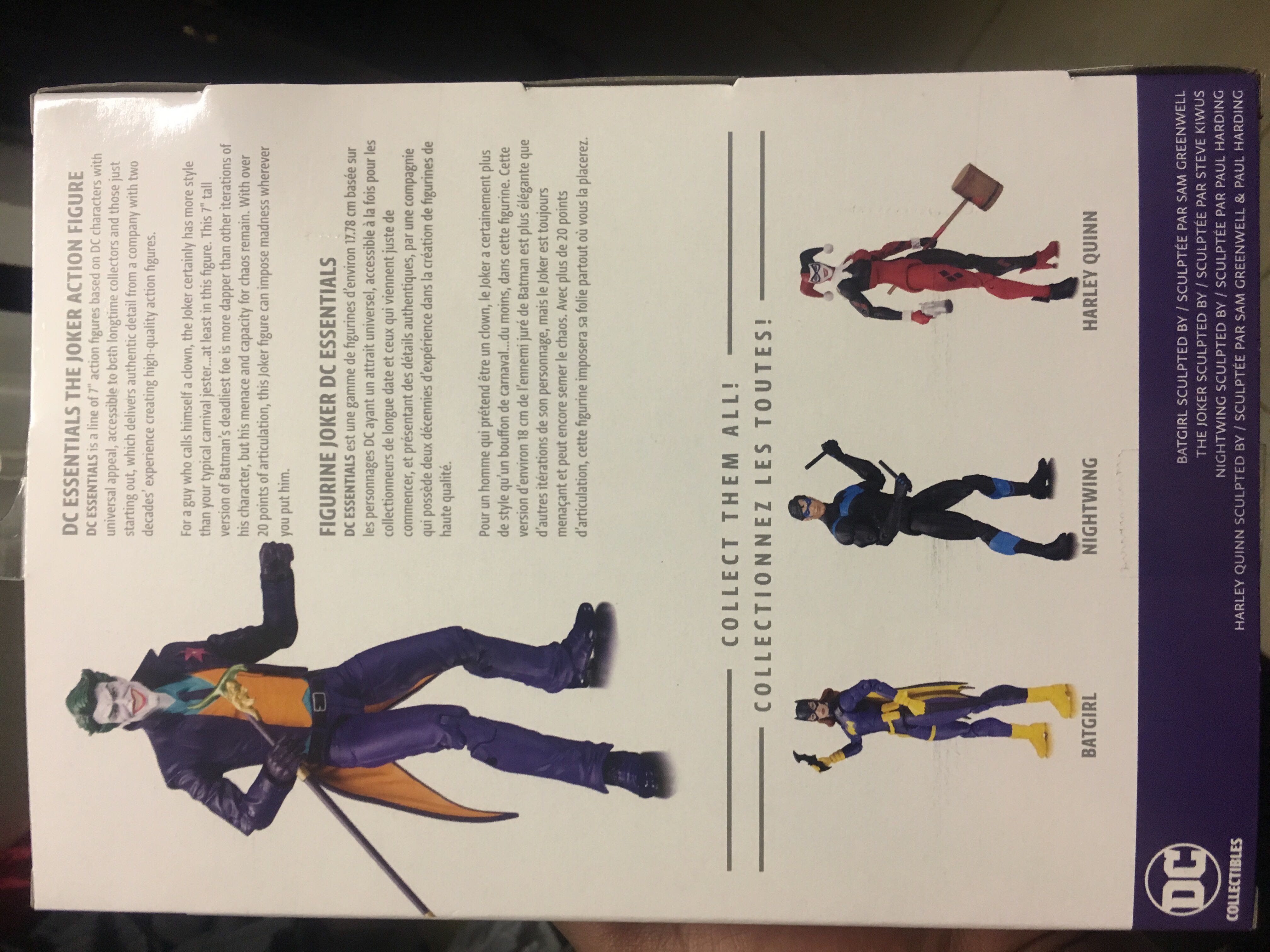 Collectibles Essentials DC #11 The Joker - DC Collectibles (DC Essentials) action figure collectible [Barcode 761941355474] - Main Image 2