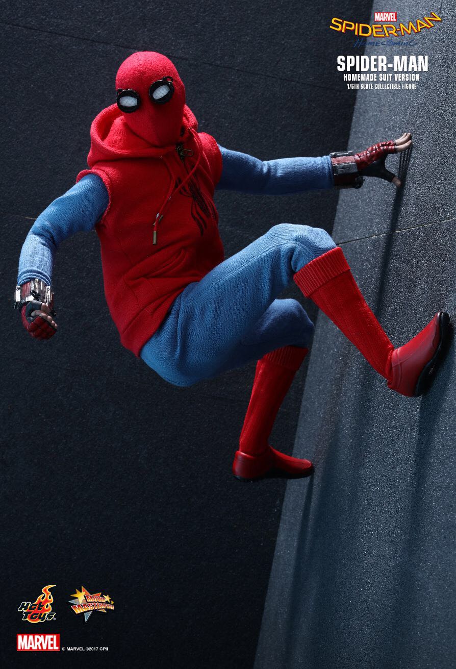 Spider-Man / Homemade Suit - Hot Toys (Spider Man Homecoming) action figure collectible [Barcode 4897011182889] - Main Image 3