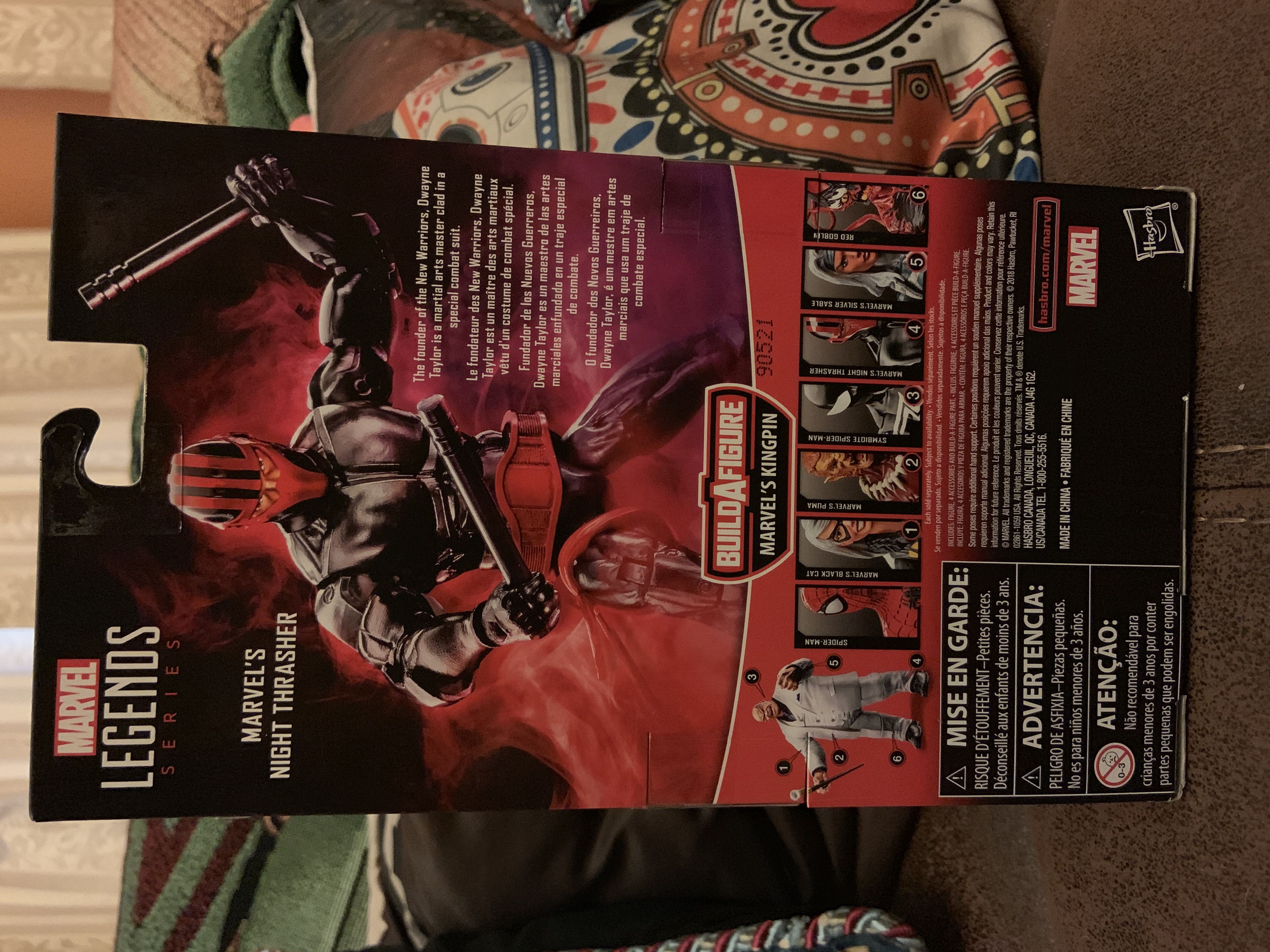 Night Thrasher - Hasbro (Marvel Legends (BAF - Kingpin)) action figure collectible [Barcode 630509781805] - Main Image 2