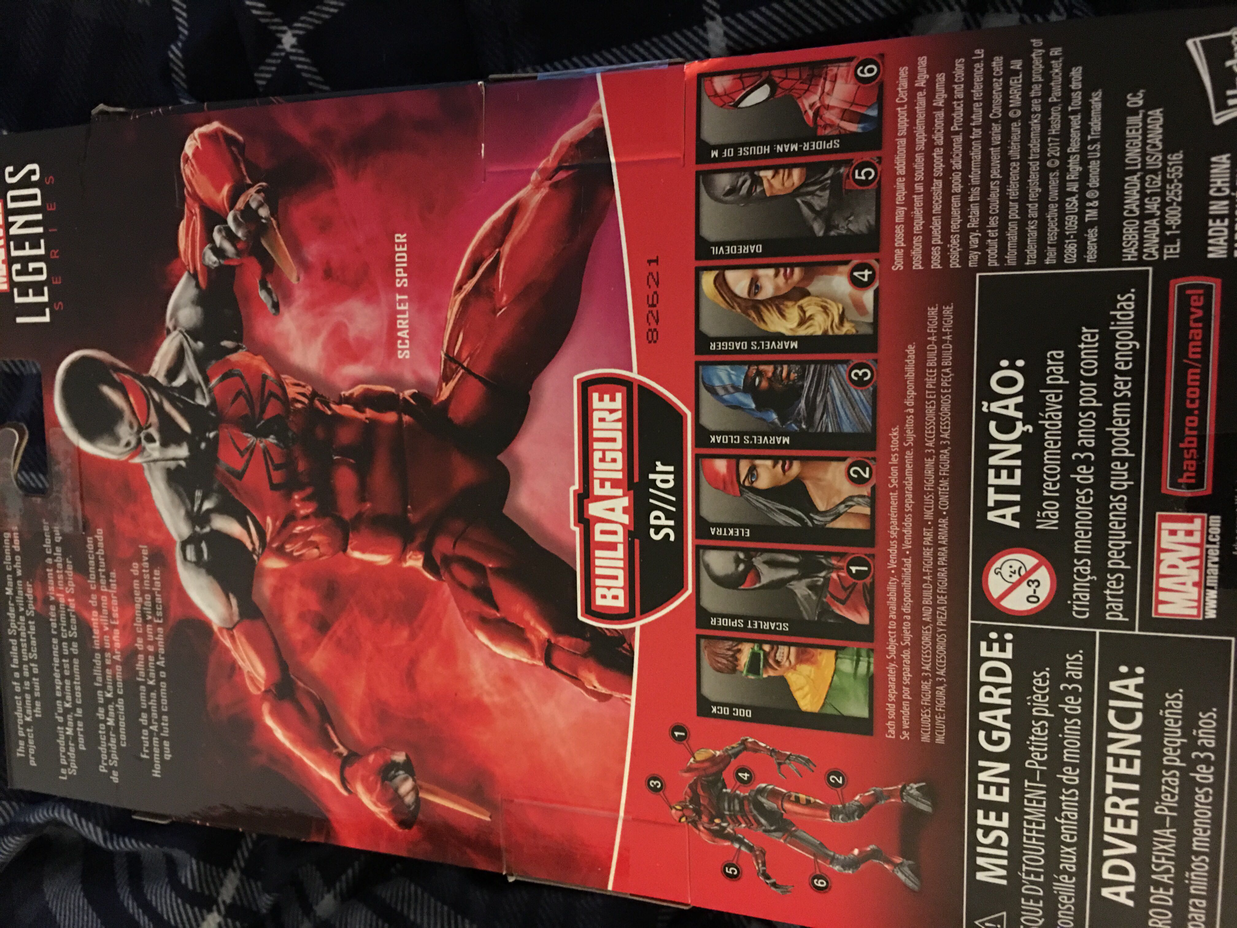 Scarlet Spider - Hasbro (Marvel Legends SP//DR BAF Series) action figure collectible [Barcode 630509689460] - Main Image 2