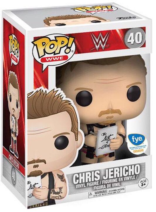 Chris Jericho F.Y.E Exclusive - Funko Pop! (WWE Pop vinyl) action figure collectible [Barcode 889698208390] - Main Image 1