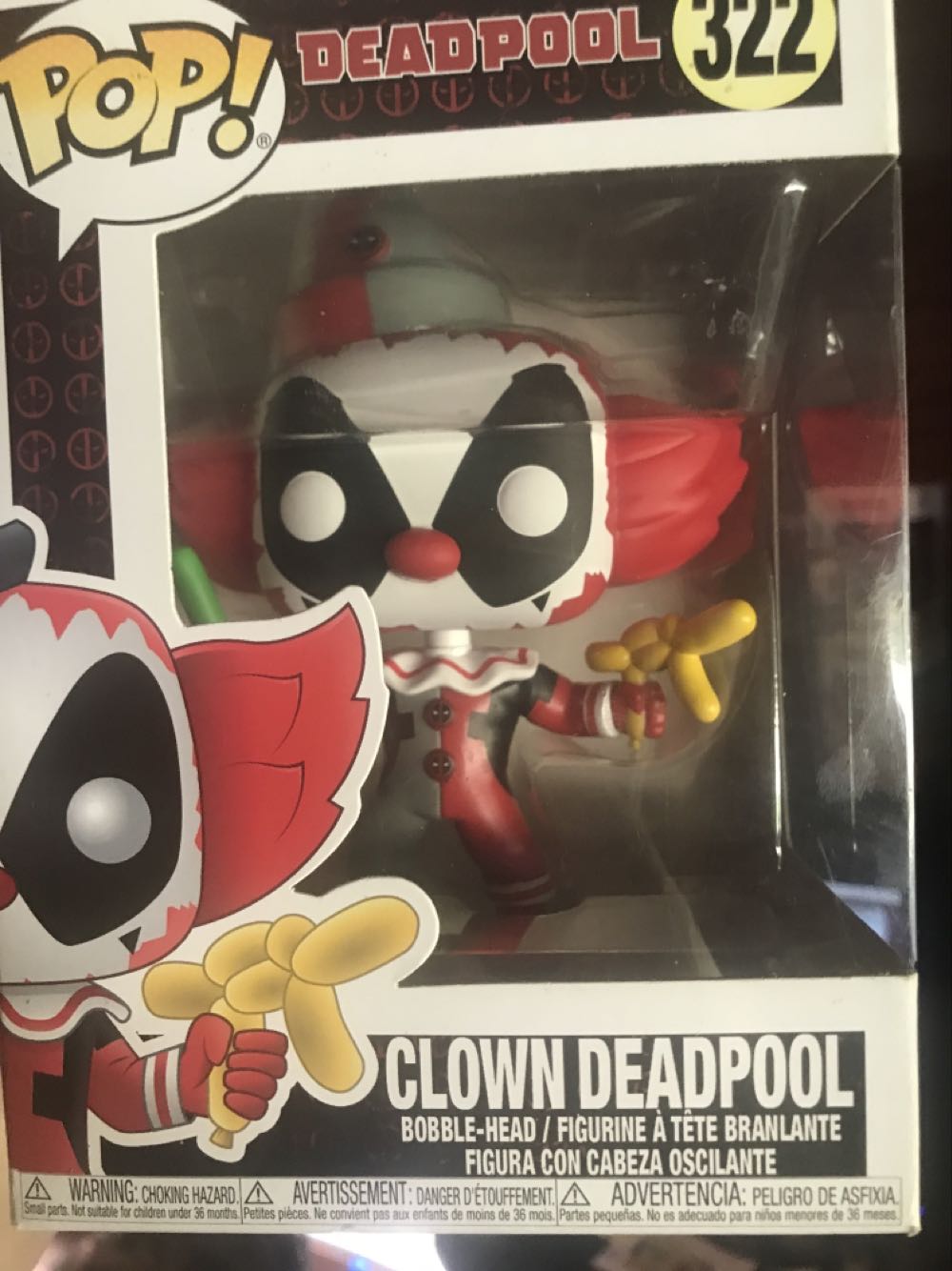 Deadpool - Clown Deadpool  (Deadpool) action figure collectible [Barcode 889698311205] - Main Image 1