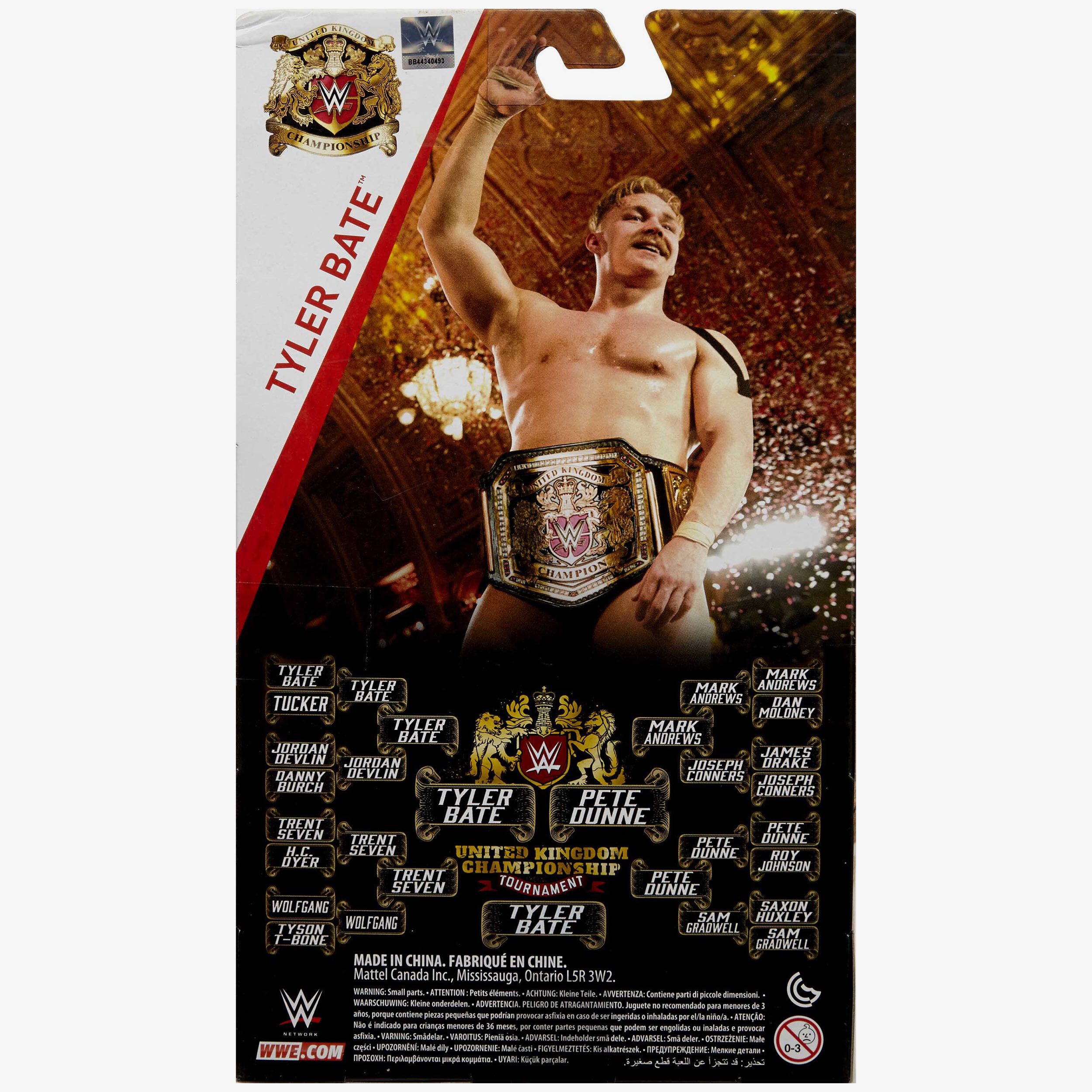 Tyler Bate - Elite Series - Mattel Wwe (WWE Elite Collection UK Championship RSC) action figure collectible [Barcode 887961632521] - Main Image 2