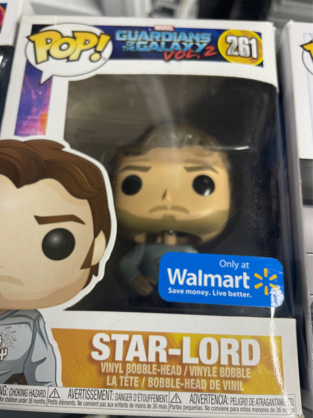 Star-Lord Guardians Of The Galaxy 261 Walmart - Funko action figure collectible [Barcode 889698214605] - Main Image 1