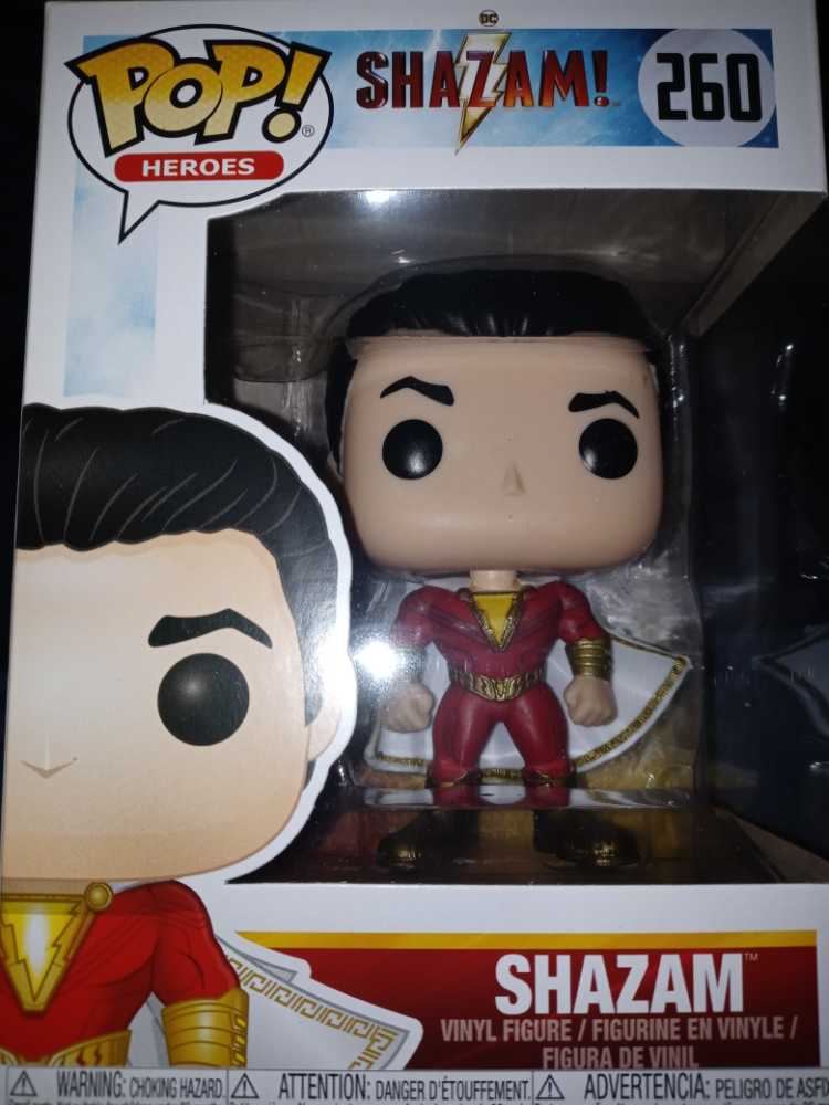 Shazam (Shazam) 260 - Funko (POP! HEROES) action figure collectible [Barcode 889698368056] - Main Image 3