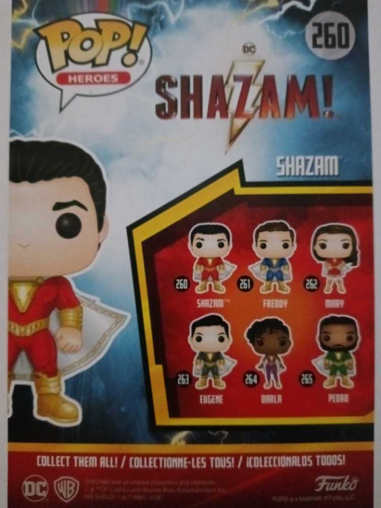 Shazam (Shazam) 260 - Funko (POP! HEROES) action figure collectible [Barcode 889698368056] - Main Image 4