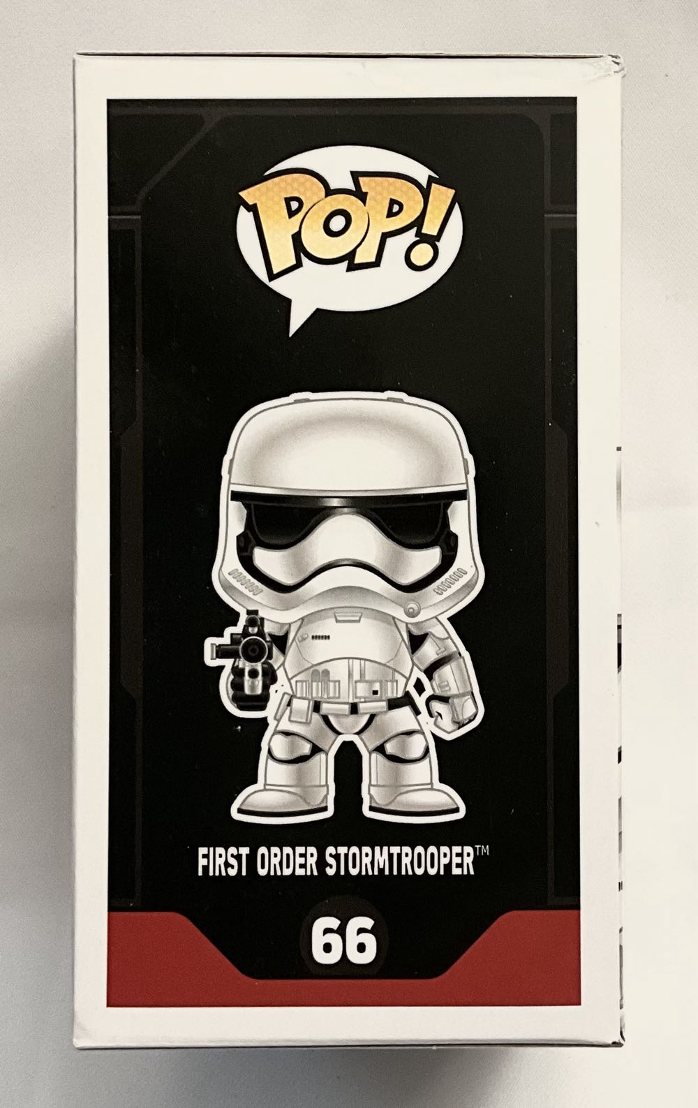 First Order Stormtrooper (POP #66) - Funko (Star Wars Episode VII: The Force Awakens) action figure collectible [Barcode 849803062255] - Main Image 3
