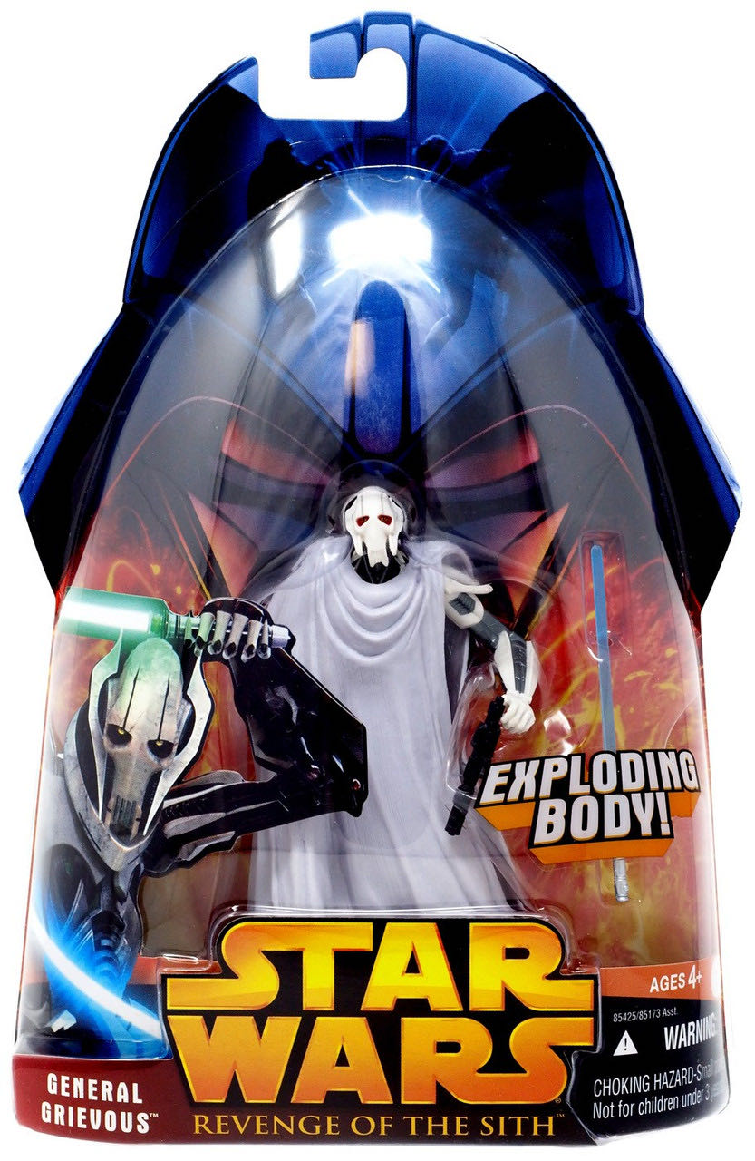 General Grievous (Exploding Body) - Hasbro (Star Wars: Revenge of the Sith: 3”) action figure collectible [Barcode 653569015475] - Main Image 3