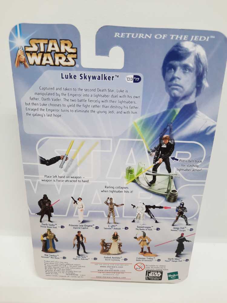 Luke Skywalker (Throne Room) - Hasbro (Star Wars) action figure collectible [Barcode 076930849774] - Main Image 2