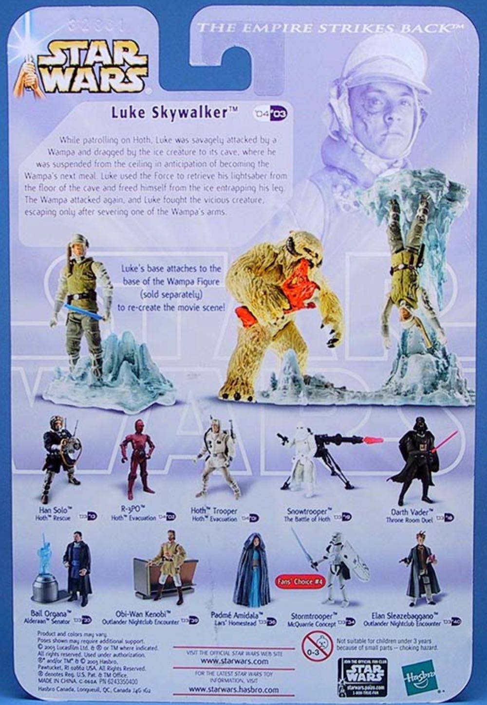 Luke Skywalker (Hoth Attack) - Hasbro (Star Wars: Episode V - The Empire Strikes Back) action figure collectible [Barcode 076930847275] - Main Image 2