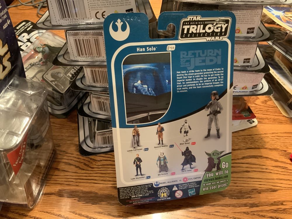 Han Solo (AT-ST Disguise) - Hasbro (Return Of The Jedi) action figure collectible [Barcode 653569007289] - Main Image 2