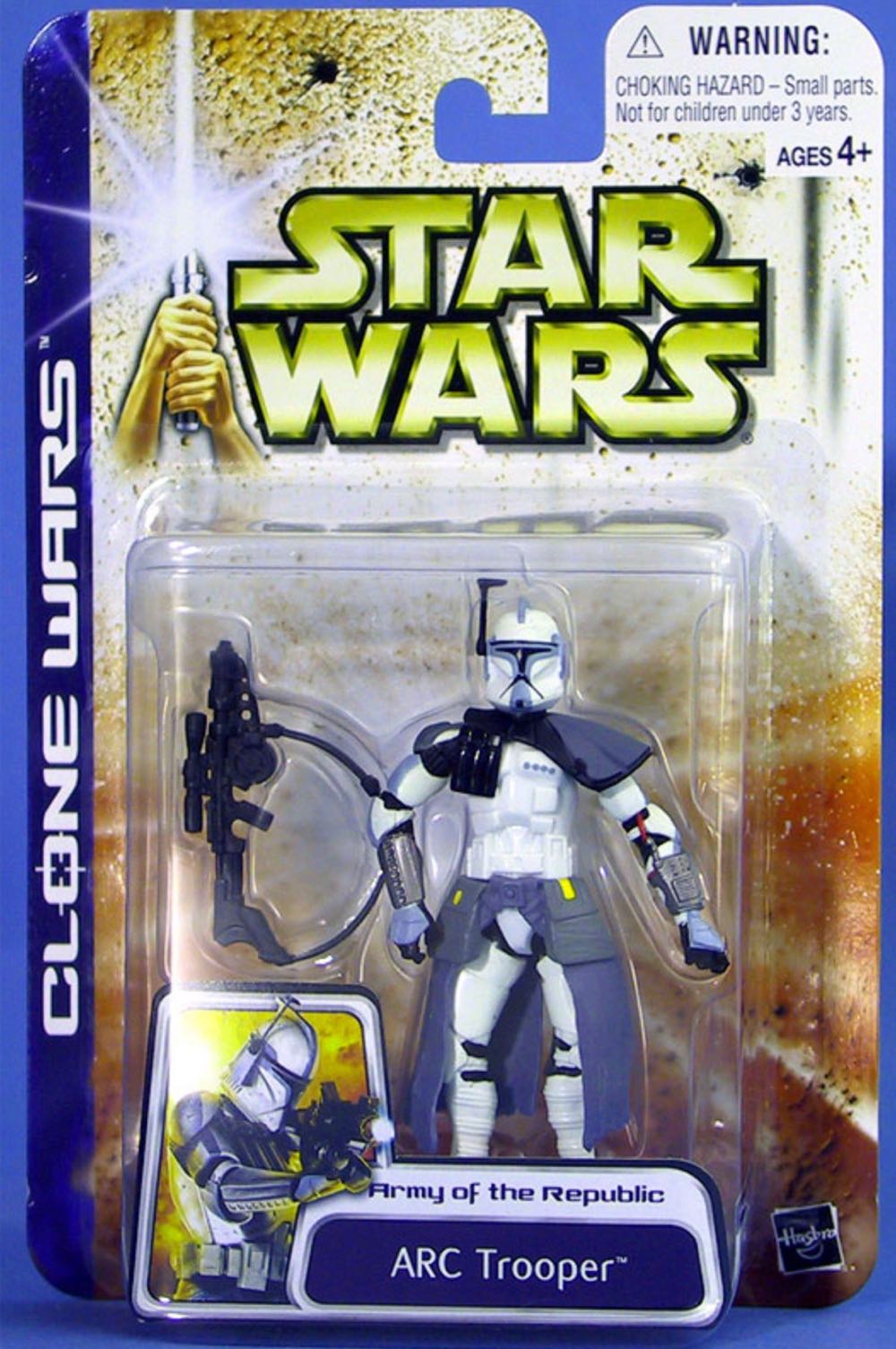 Arc Trooper - Hasbro (Star Wars: Clone Wars: 3”) action figure collectible [Barcode 076930848159] - Main Image 2
