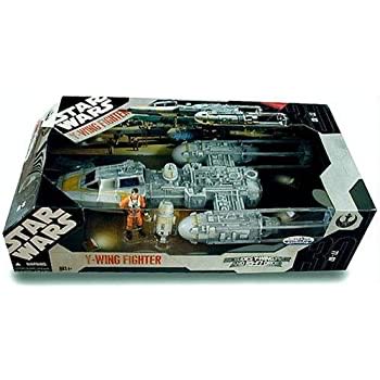 Y-Wing Fighter w/Gold Leader And R5-F7 - Star Wars 30th Anniversary - Hasbro (Star Wars) action figure collectible [Barcode 653569251200] - Main Image 2
