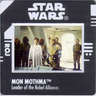 Carded Signed. The Power Of The Force. Mon Mothma - Star Wars Power Of The Force. Mon Mothma. Freeze Frame. Signed Caroline Blakiston - Hasbro (Star Wars Power Of The Force (Freeze Frame)) action figure collectible [Barcode 076281698595] - Main Image 4