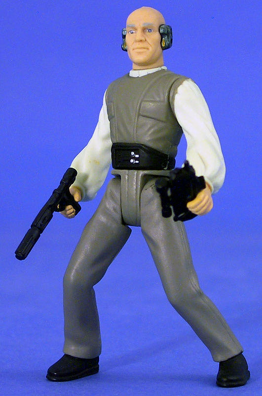 Lobot w/ Blaster Pistol and Transmitter - Hasbro / Kenner (Power of The Force 2) action figure collectible [Barcode 076281698564] - Main Image 3