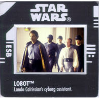 Lobot w/ Blaster Pistol and Transmitter - Hasbro / Kenner (Power of The Force 2) action figure collectible [Barcode 076281698564] - Main Image 4