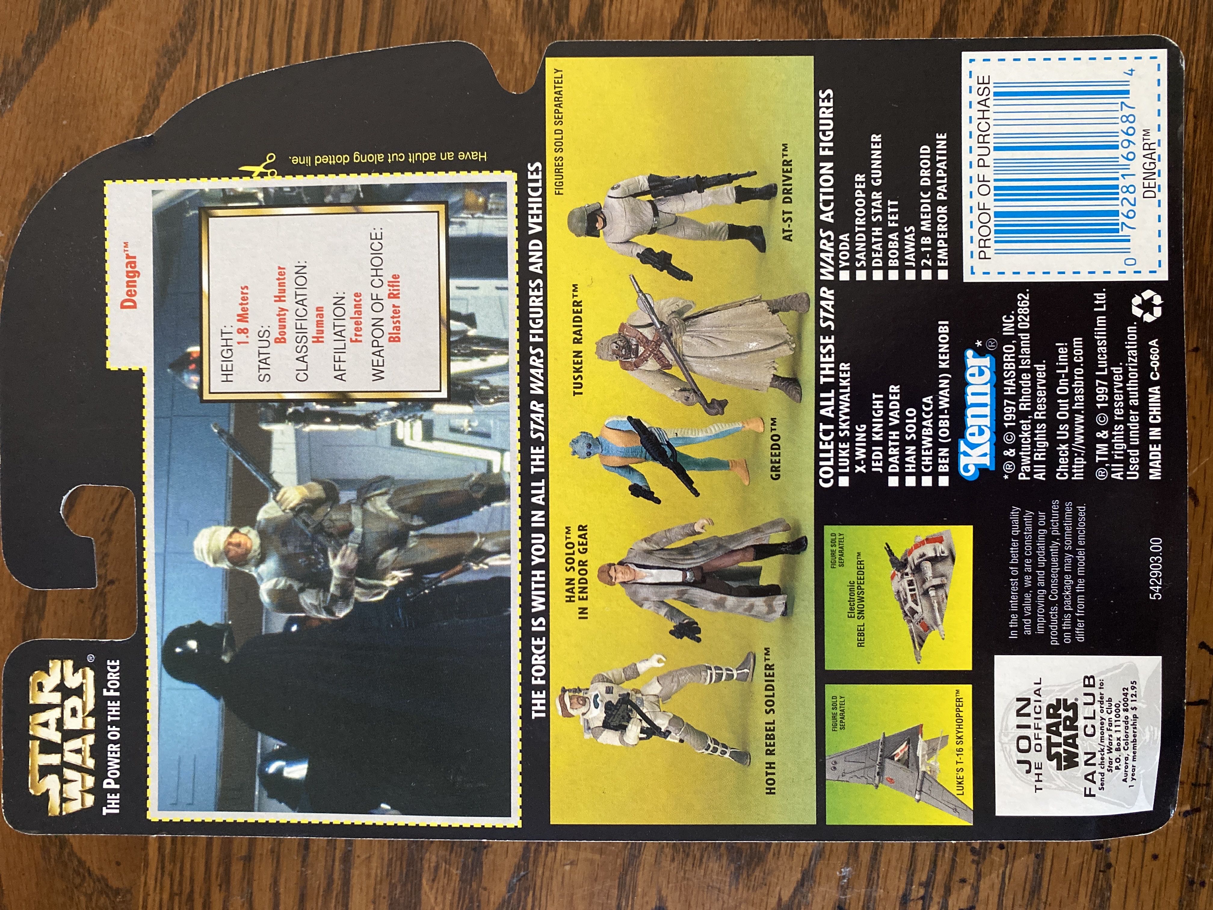 Dengar - Hasbro (Star Wars: Episode V - The Empire Strikes Back) action figure collectible [Barcode 076281696874] - Main Image 2