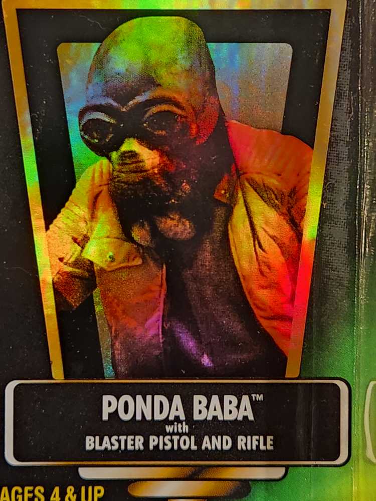 Ponda Baba With Blaster Pistol and Rifle - Kenner (Star Wars The Power Of The Force (Green Card)) action figure collectible [Barcode 076281697086] - Main Image 4