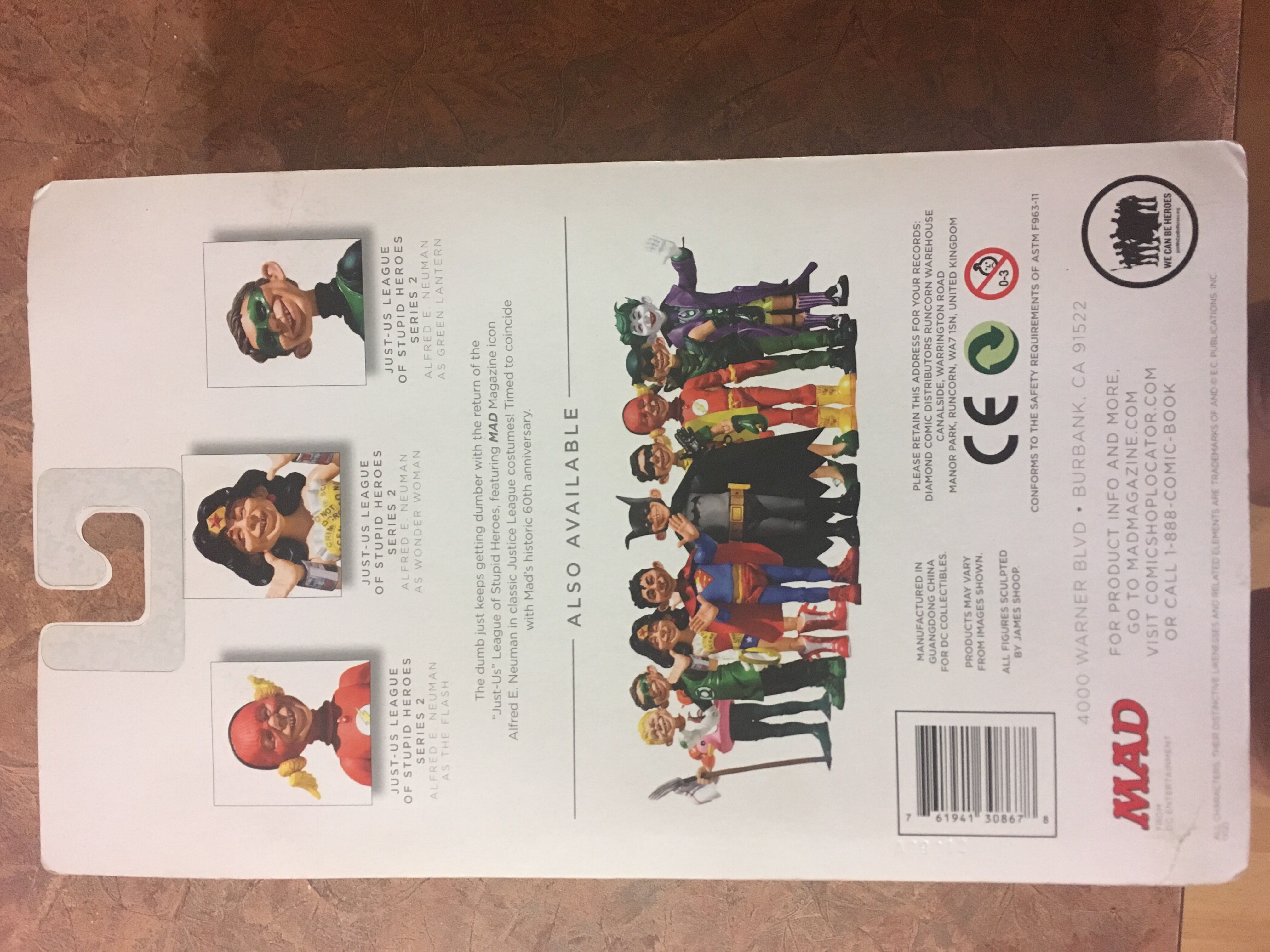 MAD JUST US LEAGUE Green Lantern Alfred E. Newman JUST US Figure - DC Collectibles (Mad Magazine) action figure collectible [Barcode 761941308678] - Main Image 2