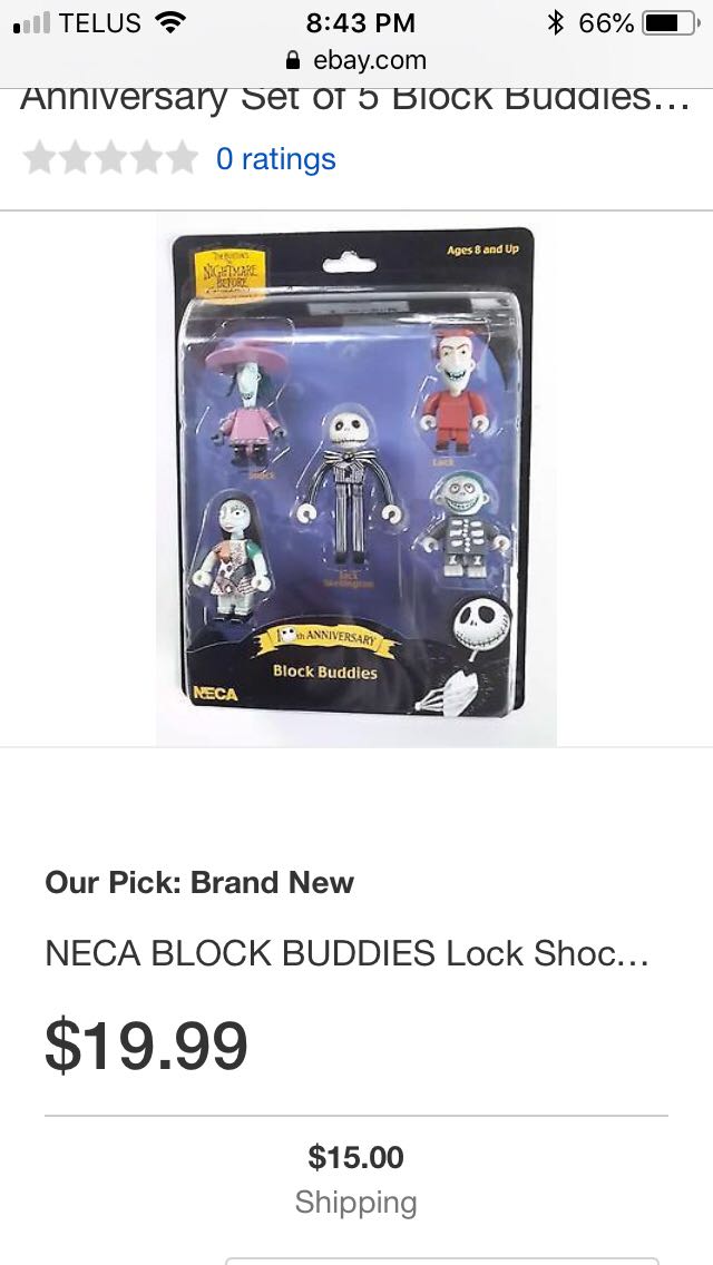 Block Buddies - Neca action figure collectible [Barcode 634482323625] - Main Image 3