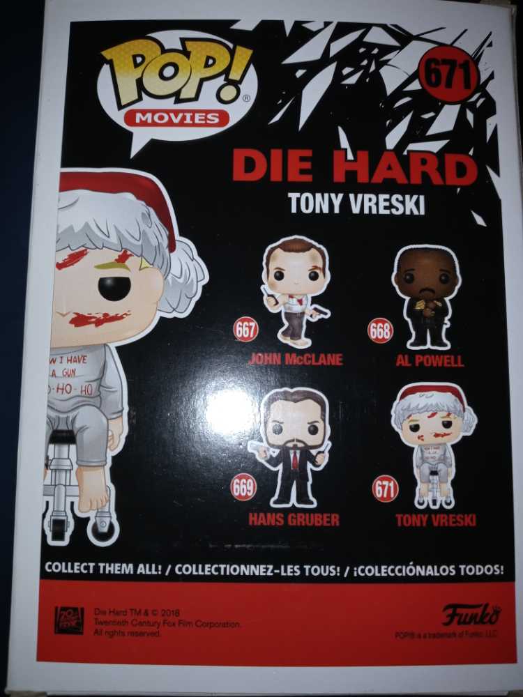 Funko Holiday Die Hard 671 Tony Vreski - Funko (Die Hard) (Die Hard) action figure collectible [Barcode 889698348706] - Main Image 2