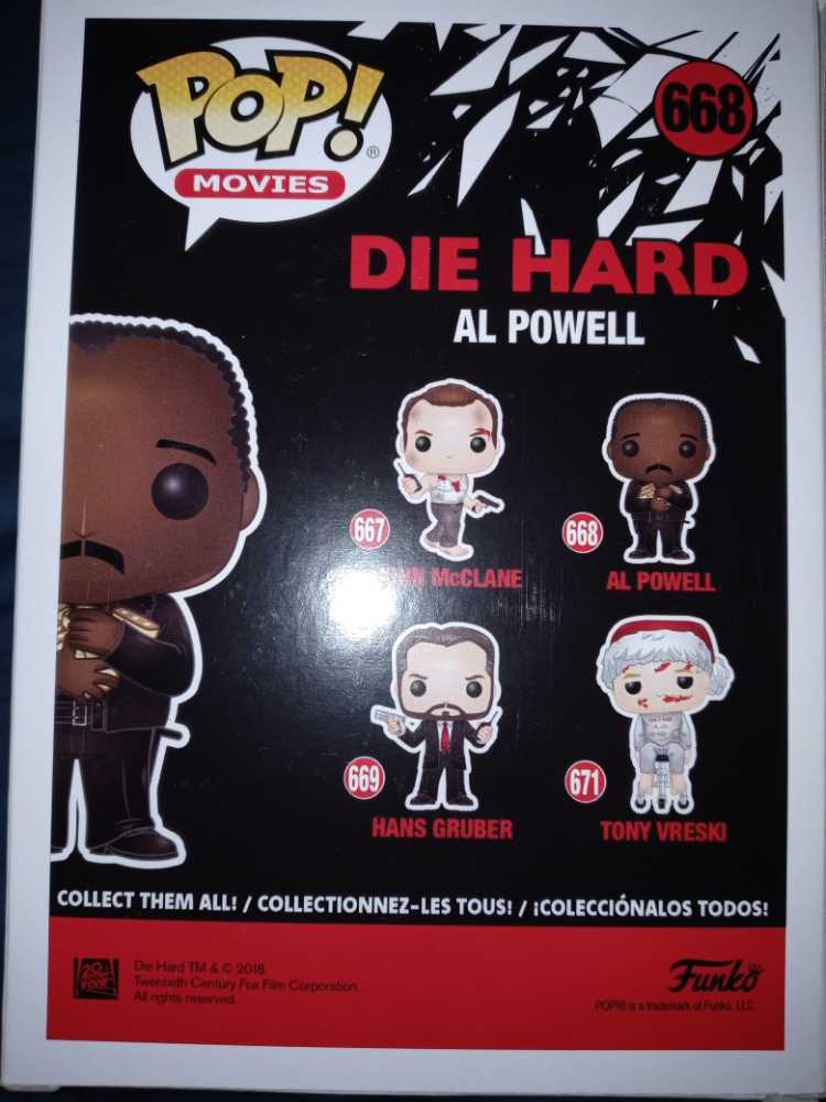 Funko Holiday Die Hard 668 Al Powell - Funko (Die Hard) (Die Hard) action figure collectible [Barcode 889698348713] - Main Image 2