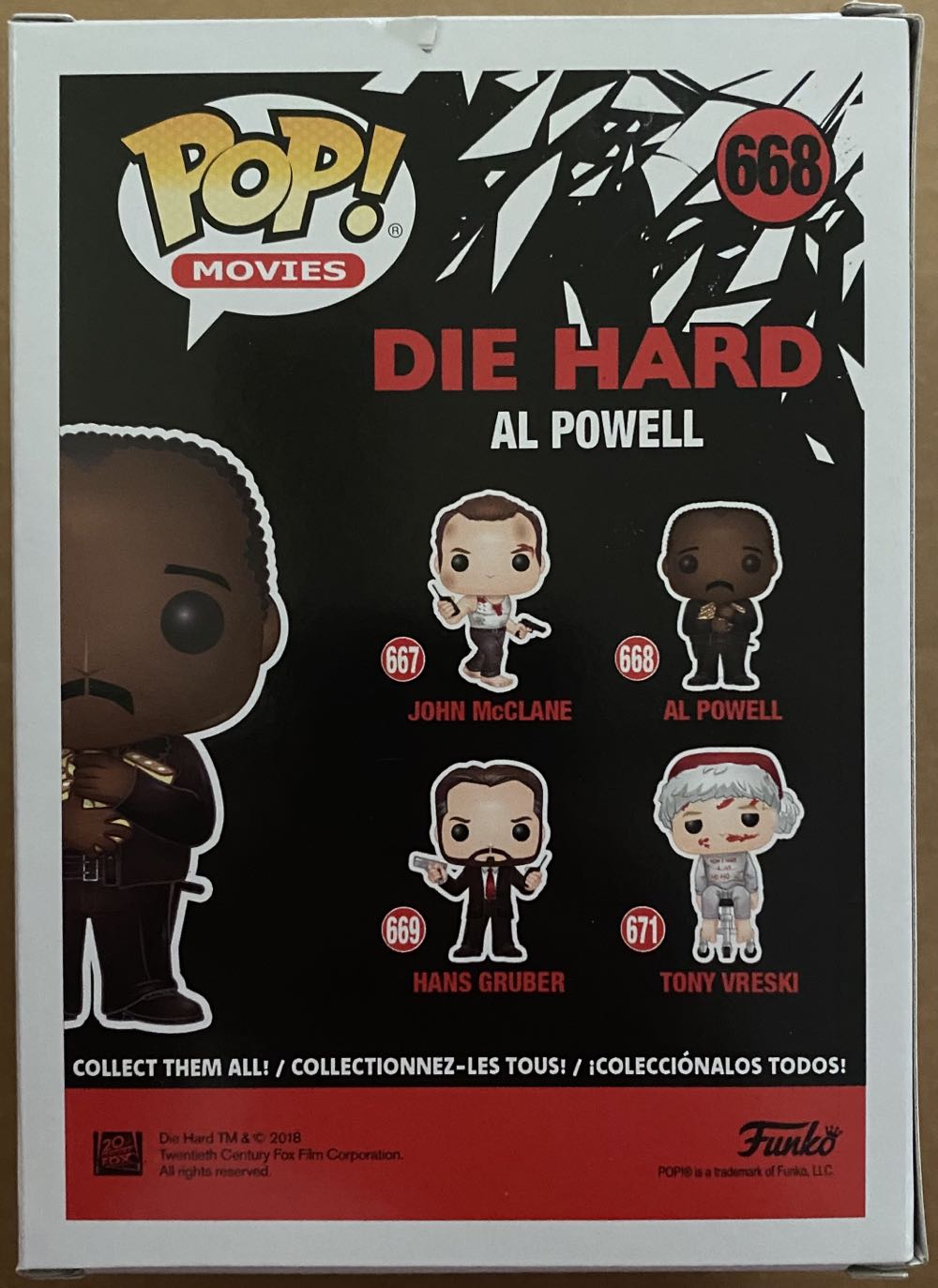 Funko Holiday Die Hard 668 Al Powell - Funko (Die Hard) (Die Hard) action figure collectible [Barcode 889698348713] - Main Image 3